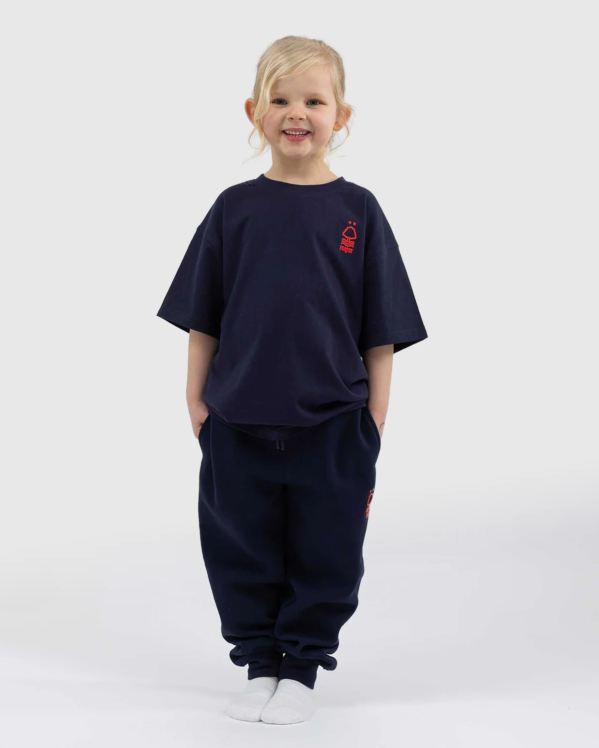 NFFC Junior Navy Graffiti Joggers - Image 2