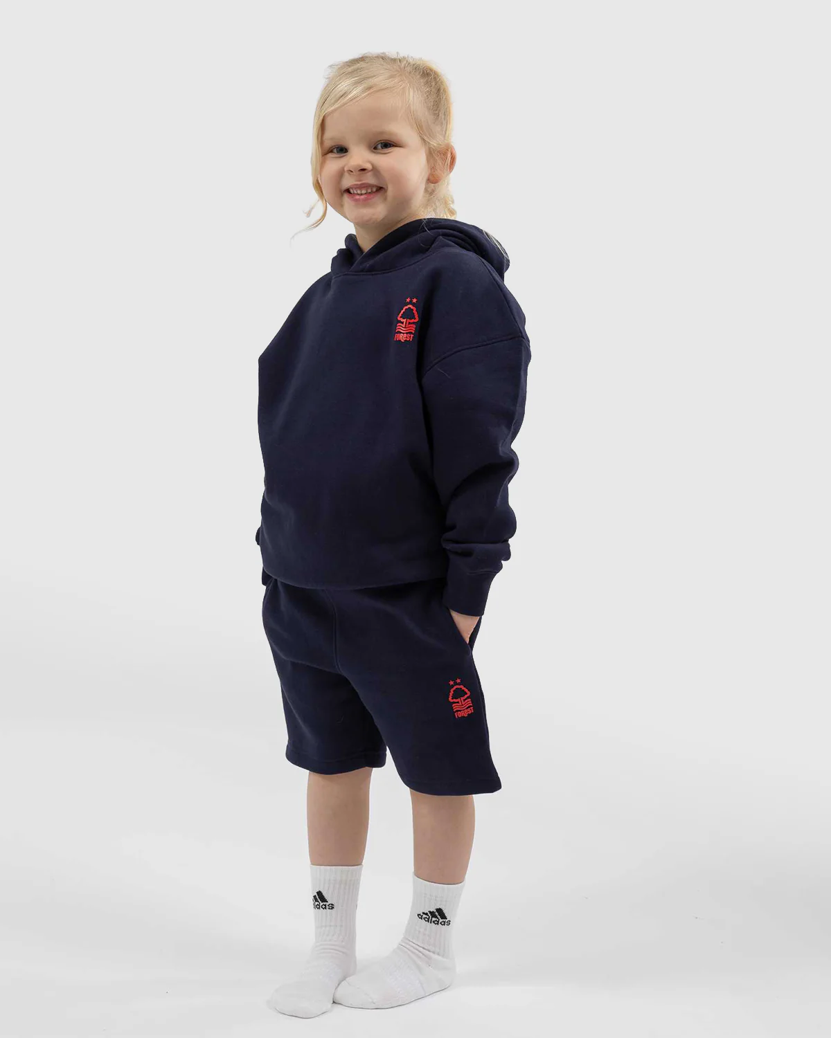 NFFC Junior Navy Graffiti Shorts - Image 2