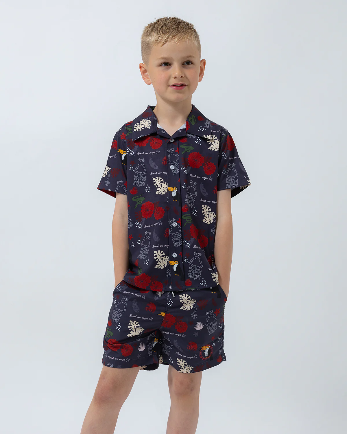 NFFC Junior Purple Jungle Shirt