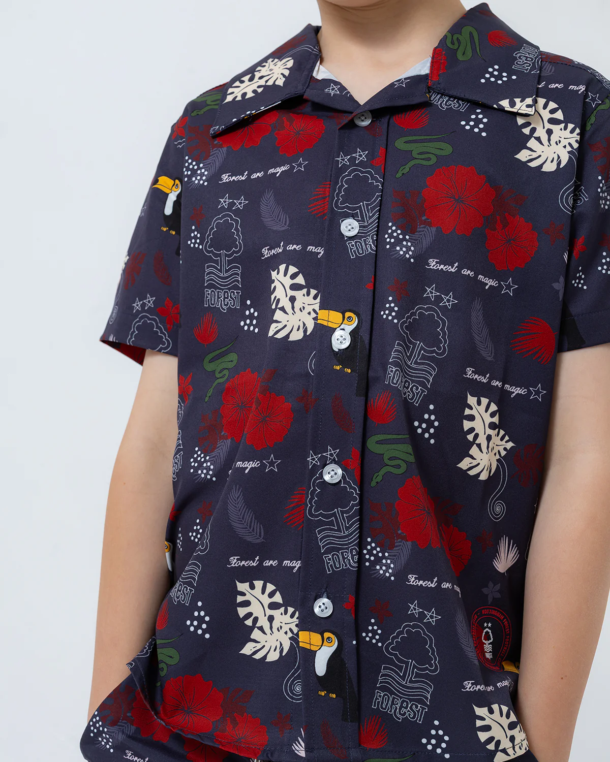 NFFC Junior Purple Jungle Shirt - Image 2