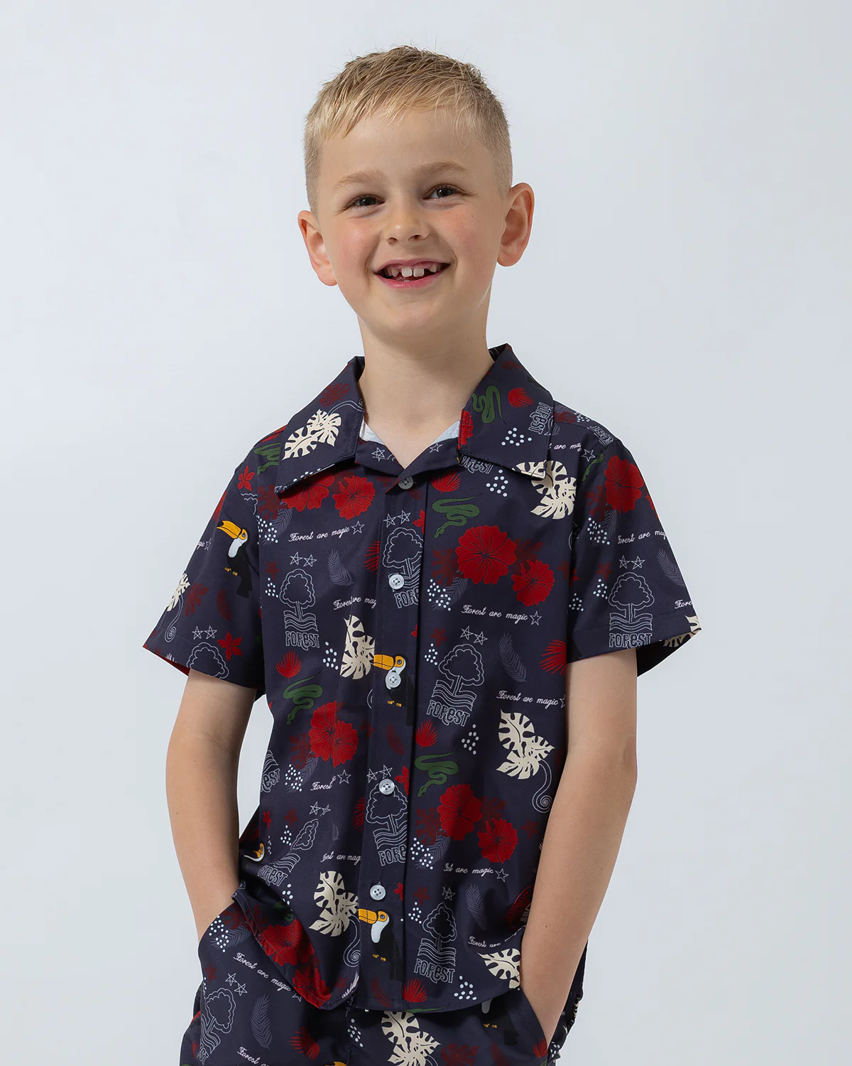 NFFC Junior Purple Jungle Shirt - Image 4