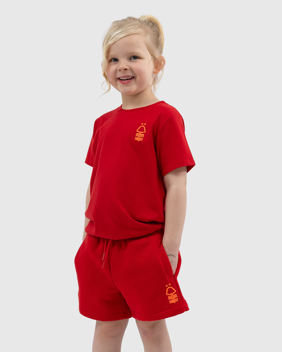 NFFC Junior Red Back Puff Print T-Shirt - Image 2