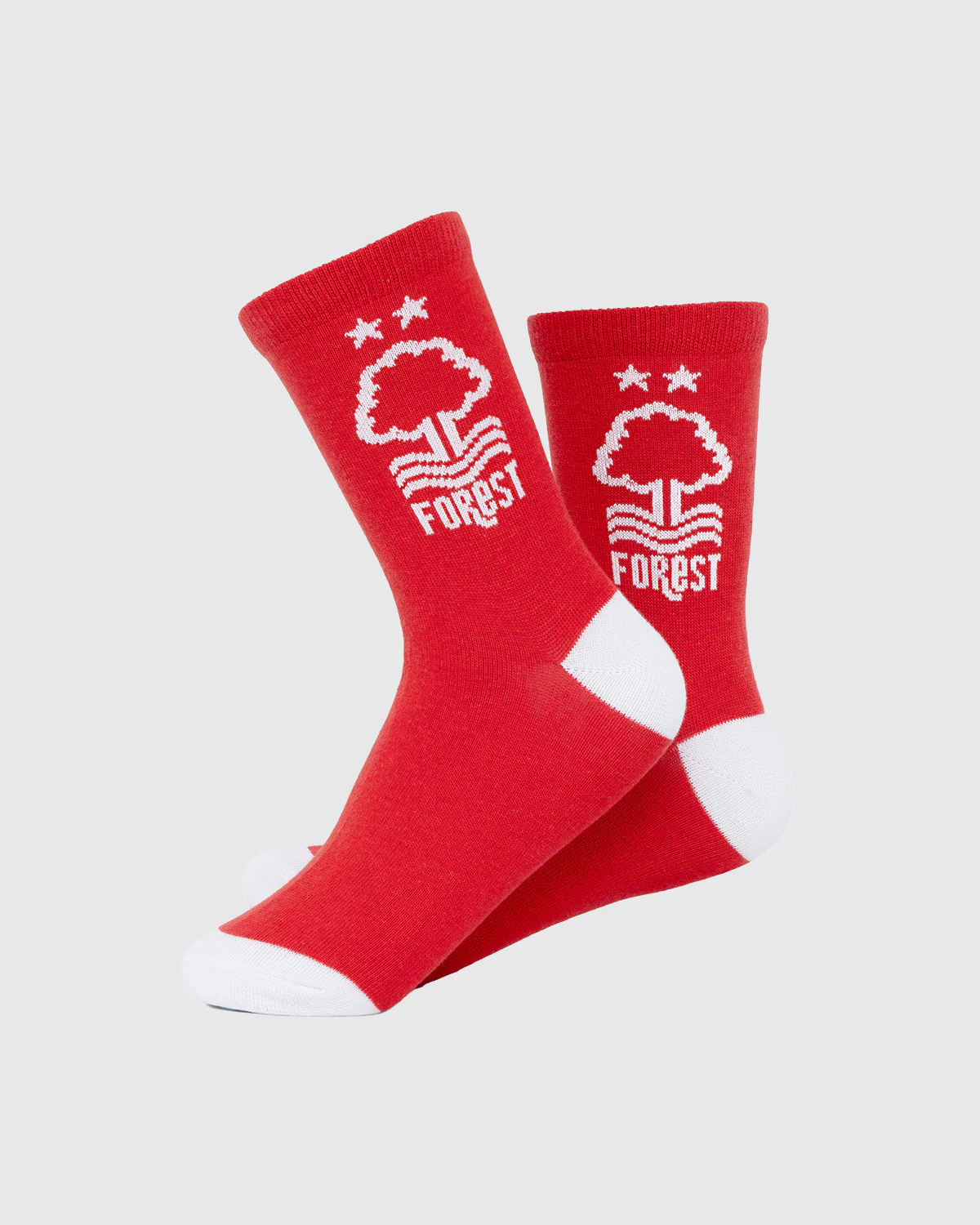 NFFC Junior Red Crest Socks