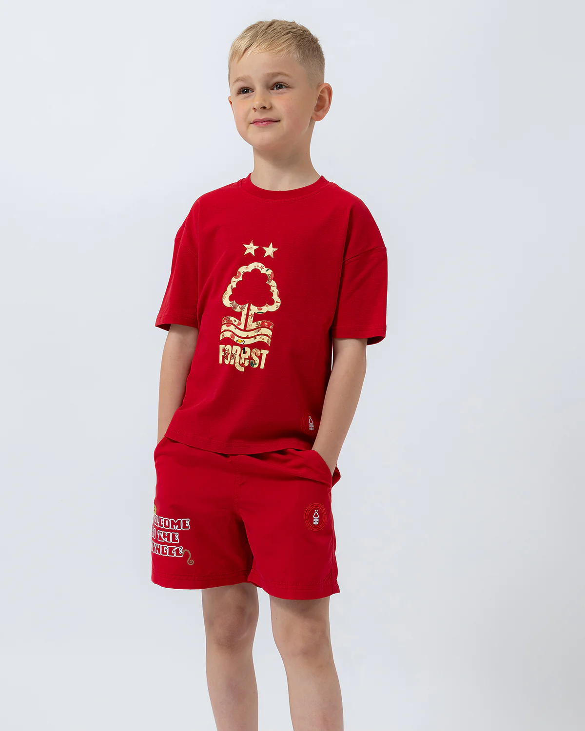 NFFC Junior Red Jungle T-Shirt