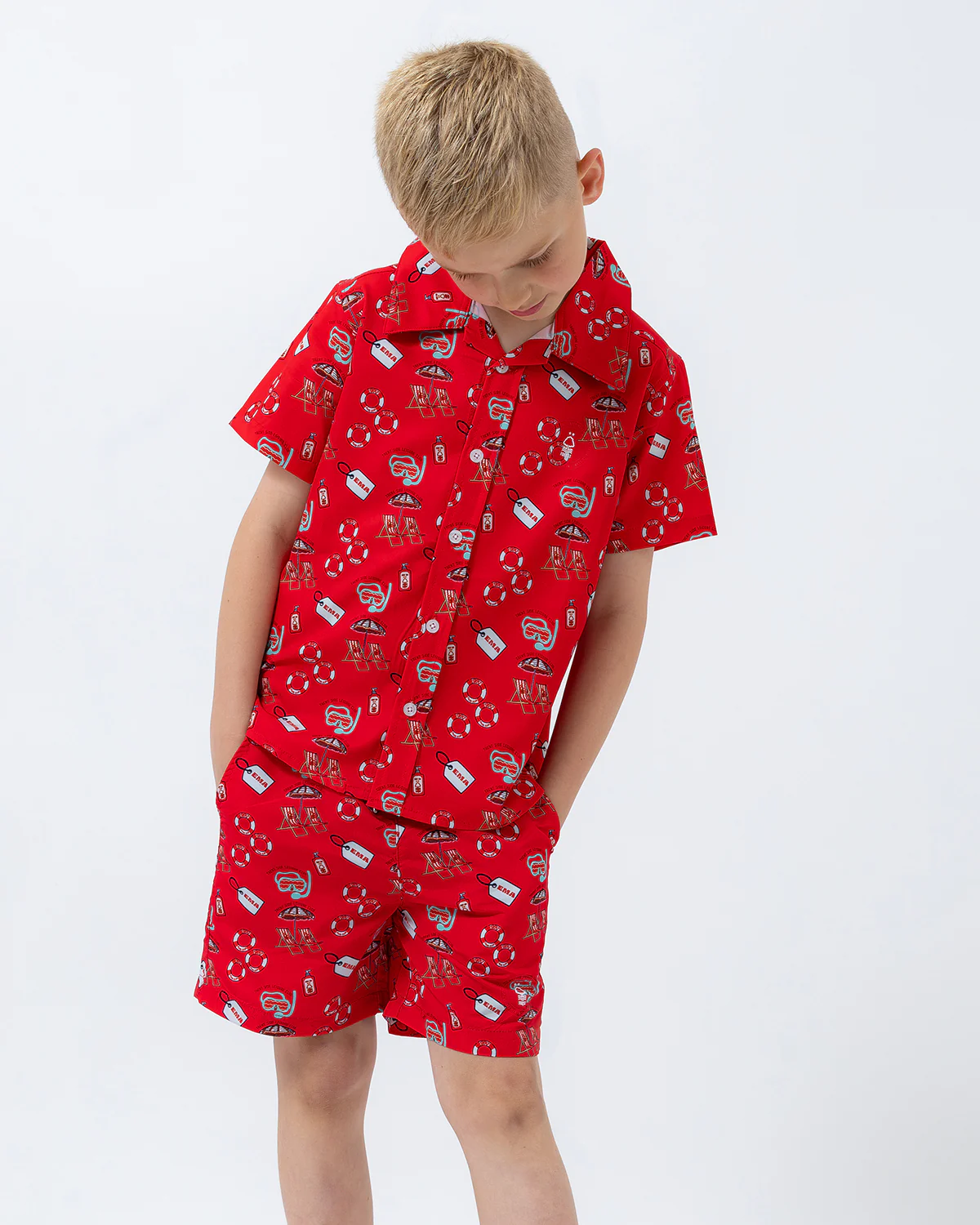 NFFC Junior Red Trent Club Shirt - Image 2