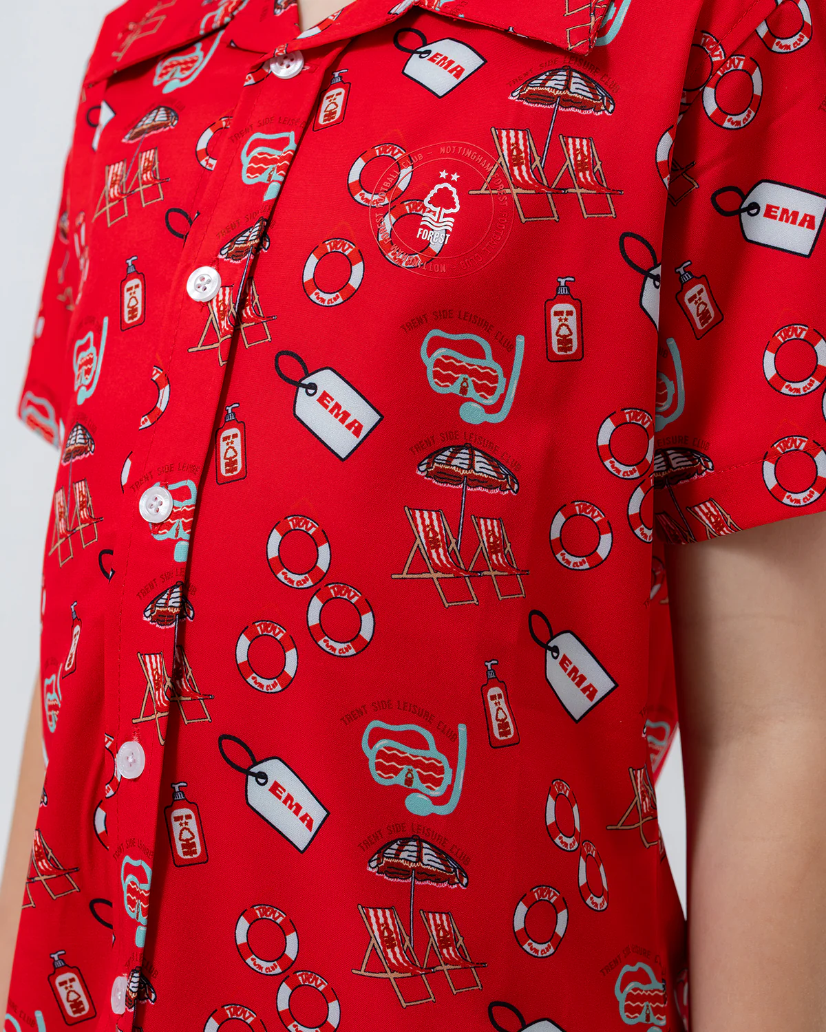 NFFC Junior Red Trent Club Shirt - Image 3