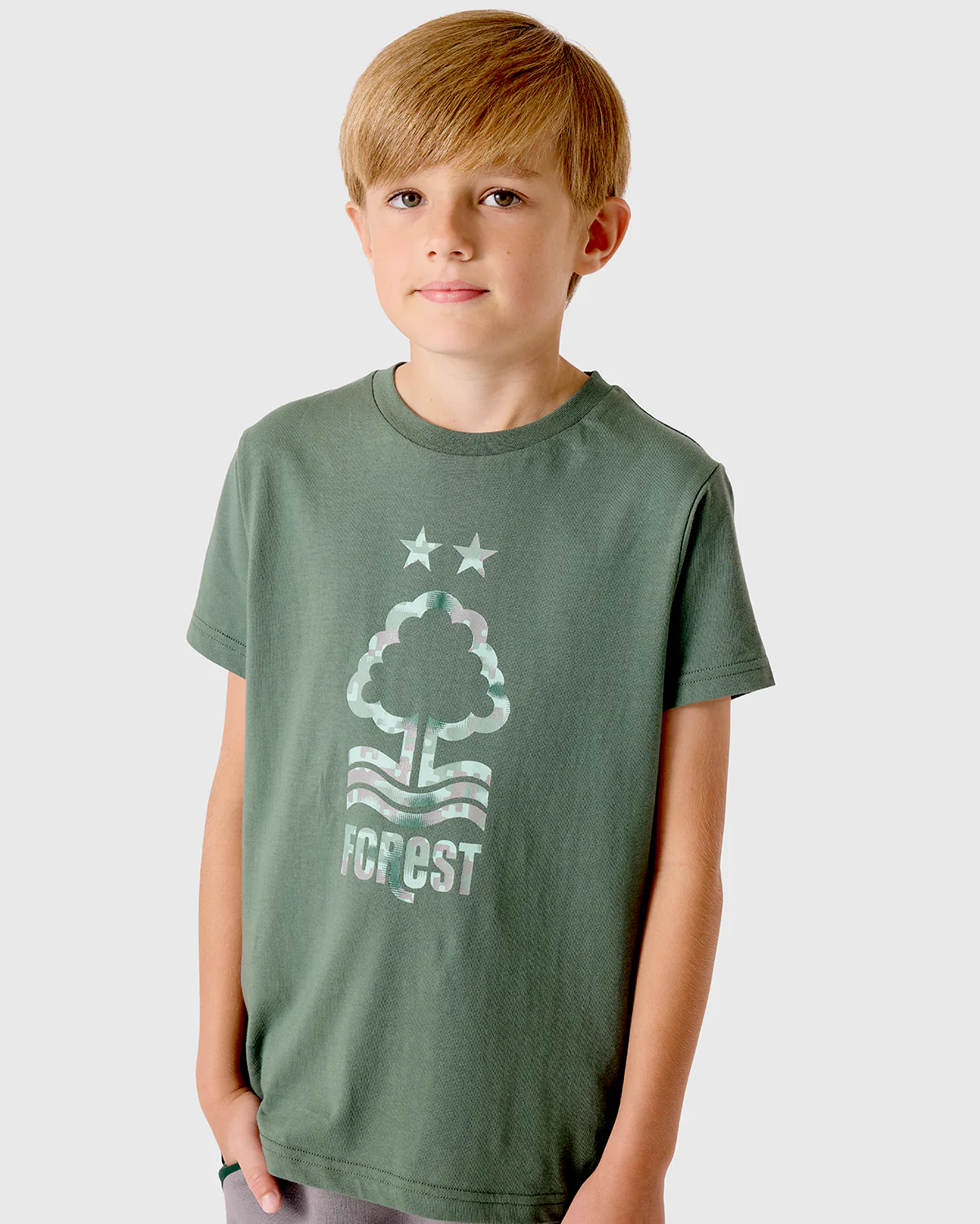 NFFC Junior Sage Crest Print T-Shirt - Image 2