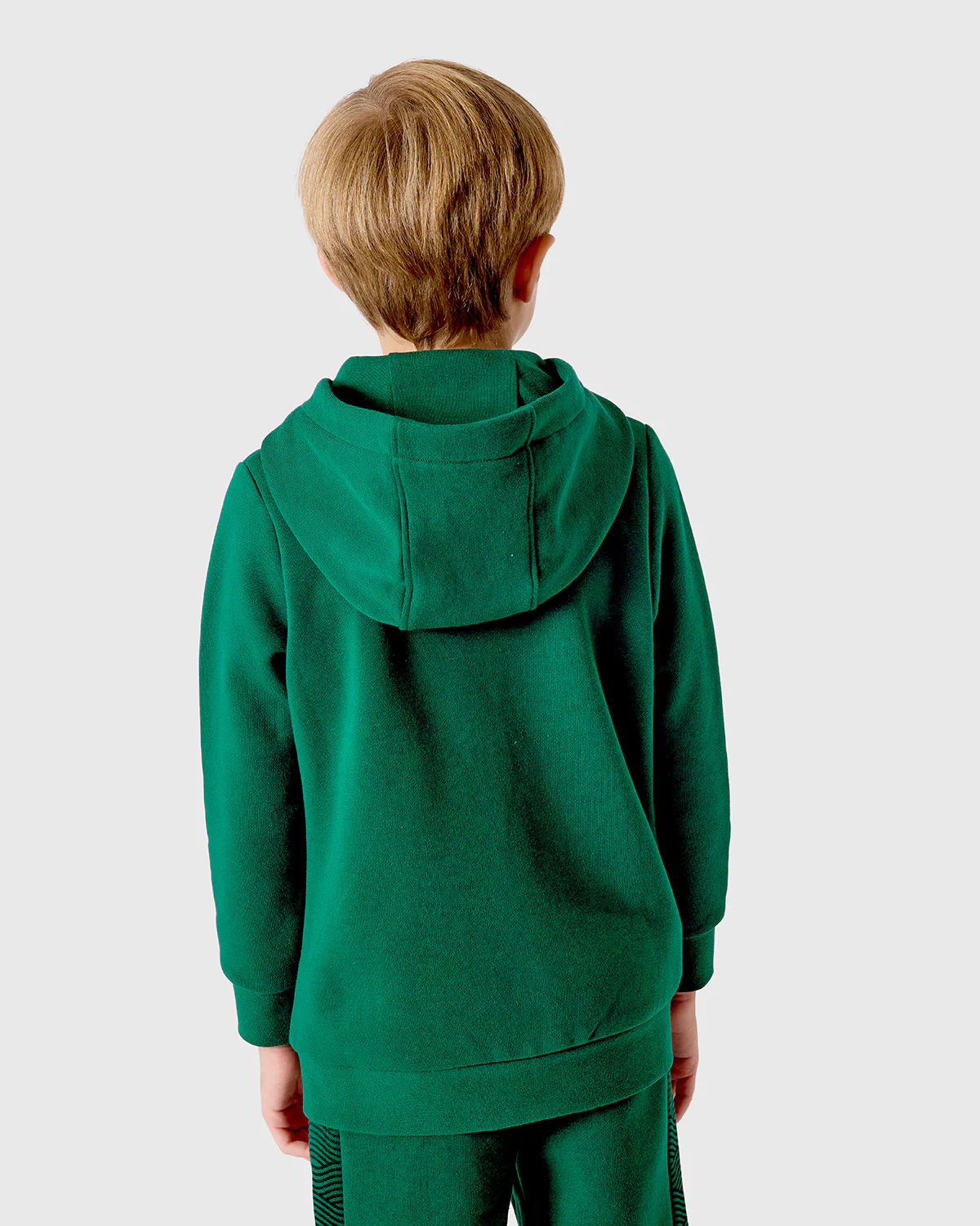 NFFC Junior Green Trent Print Full Zip Hoodie - Image 3