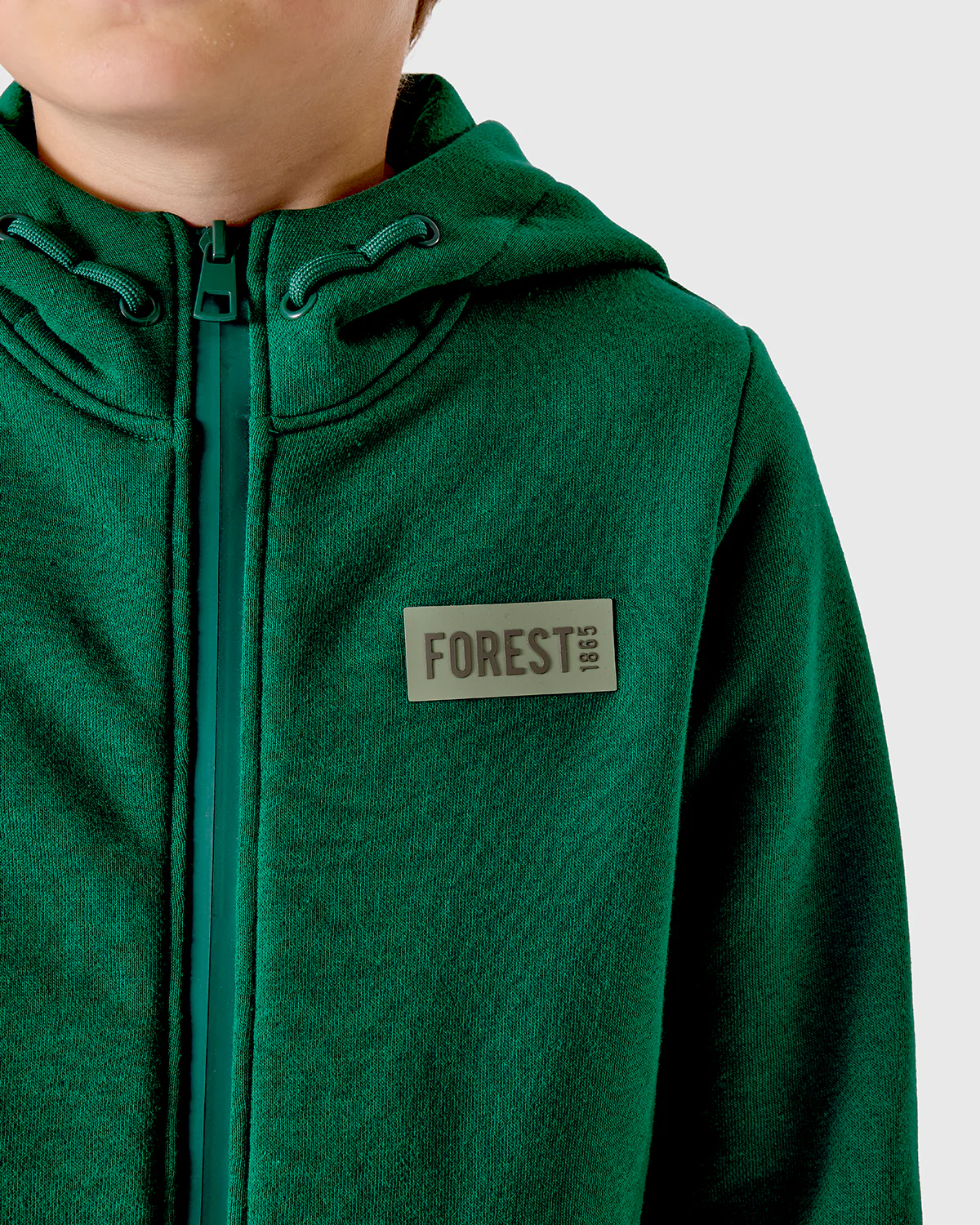 NFFC Junior Green Trent Print Full Zip Hoodie - Image 5