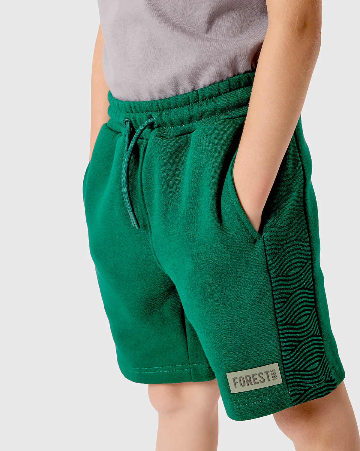 NFFC Junior Green Trent Print Shorts