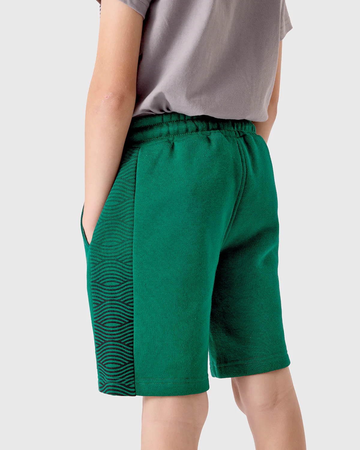 NFFC Junior Green Trent Print Shorts - Image 4