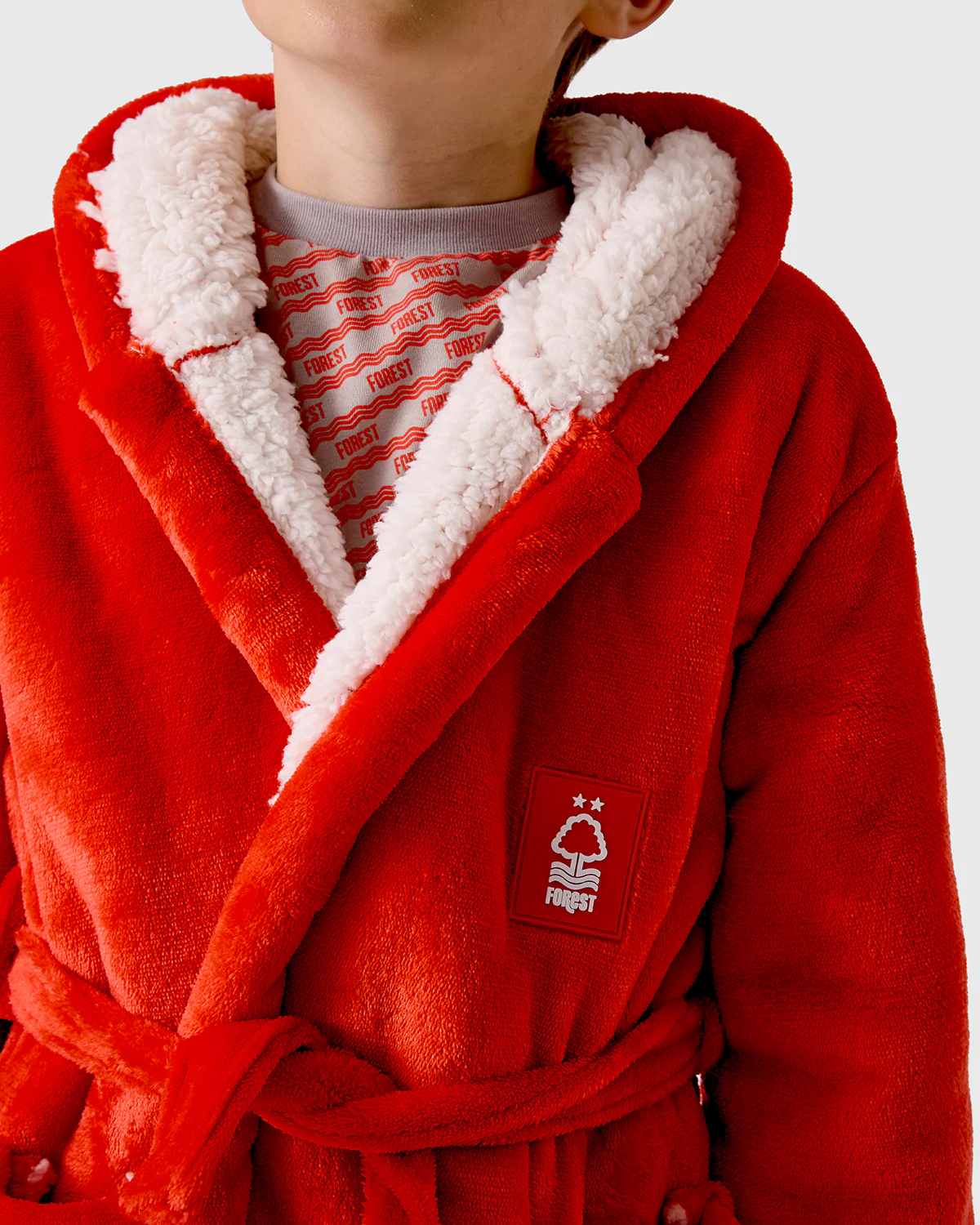 NFFC Junior Sherpa Lined Dressing Gown - Image 4