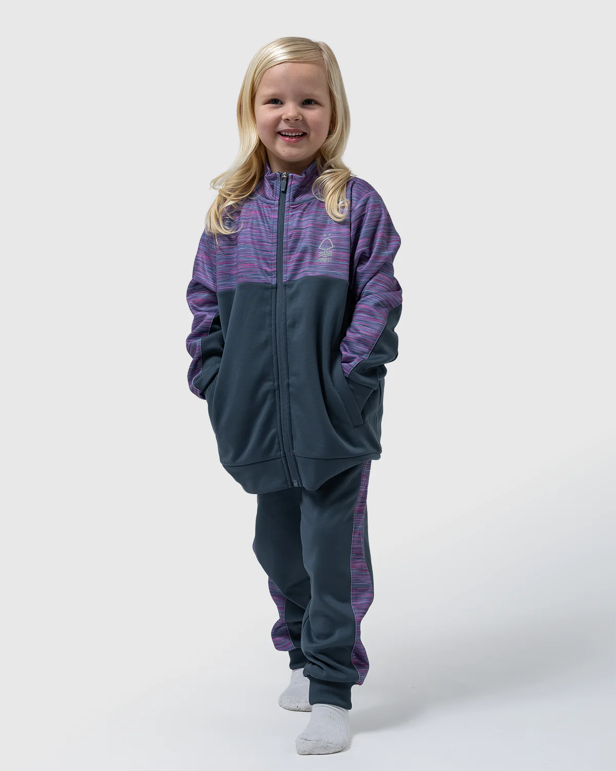 NFFC Junior Space Dye Track Top