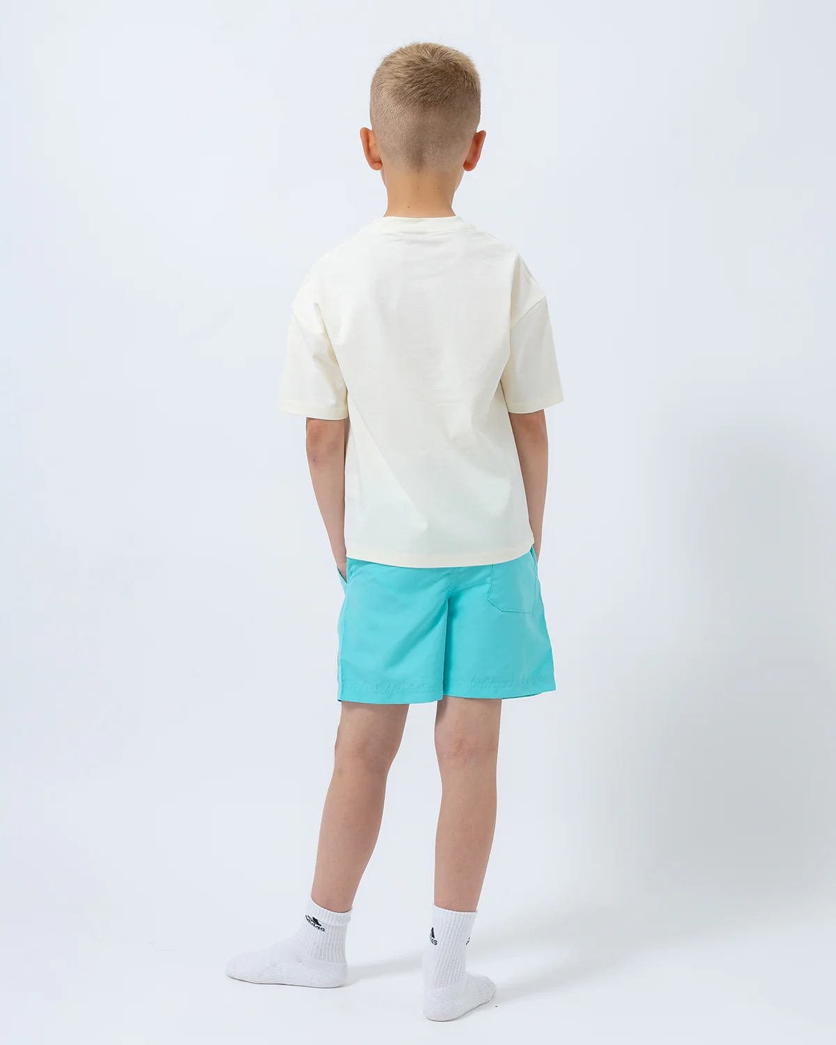 NFFC Junior Teal Trent Club Swim Shorts - Image 2
