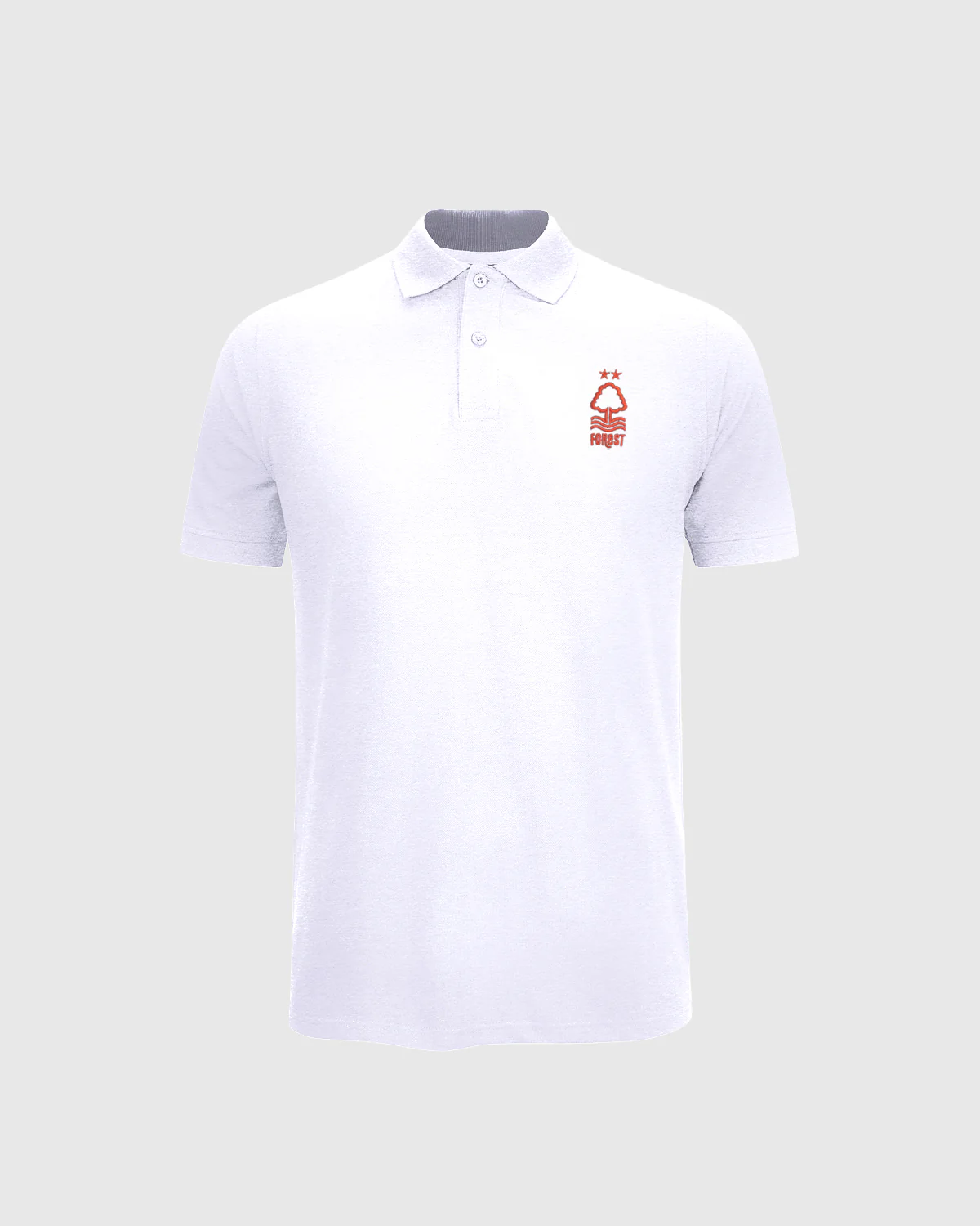 NFFC Junior White Essential Crest Polo