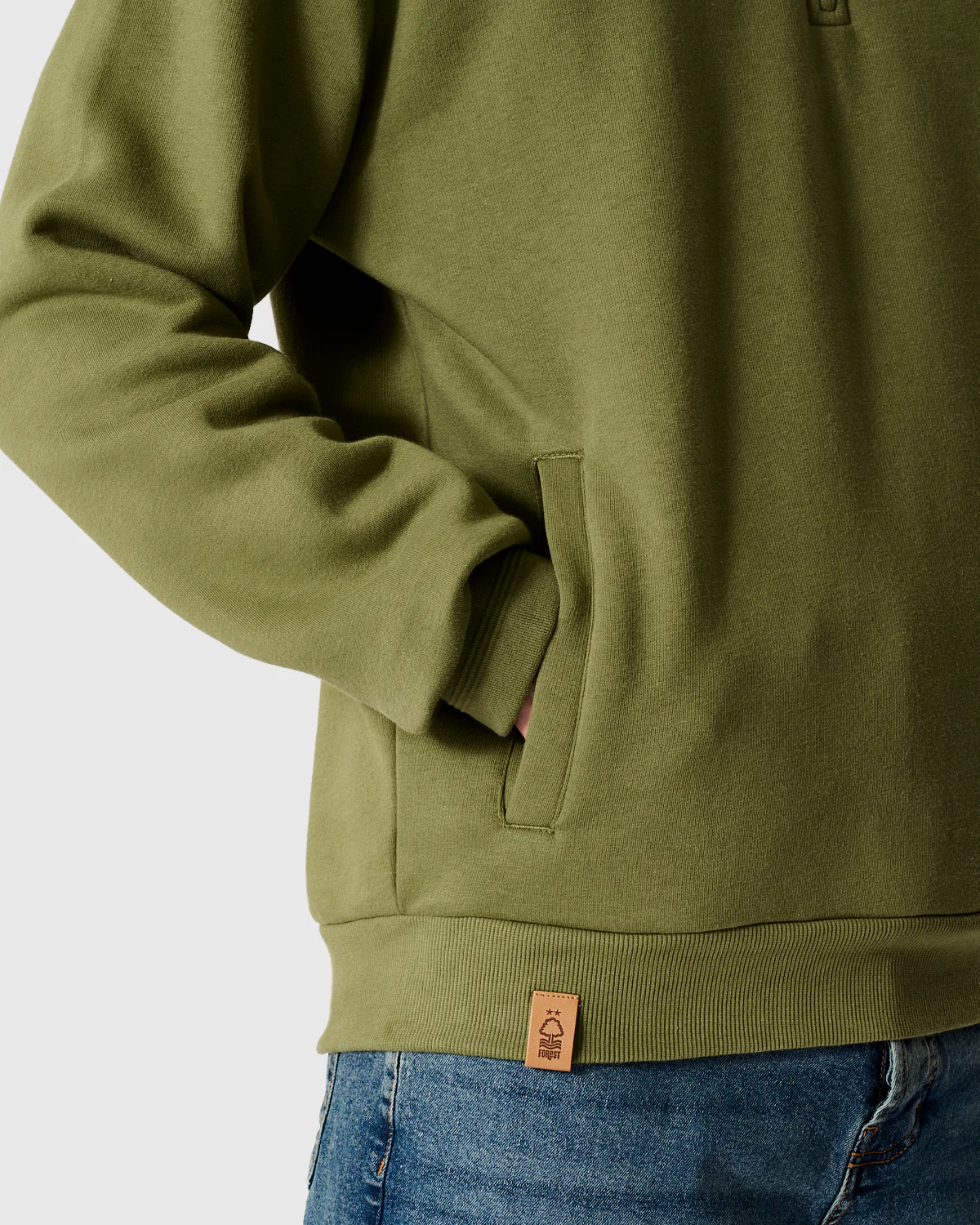NFFC Khaki Classic 1/4 Zip Top - Image 5