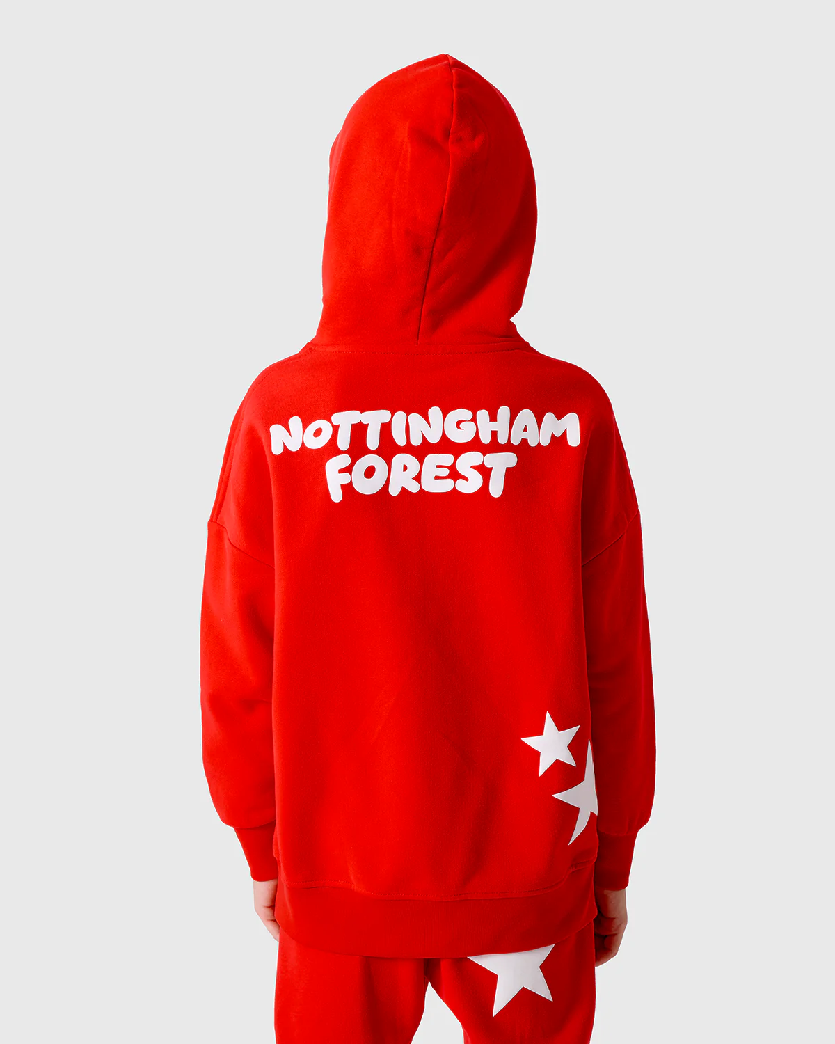 NFFC Junior Red Puff Print Hoodie - Image 2