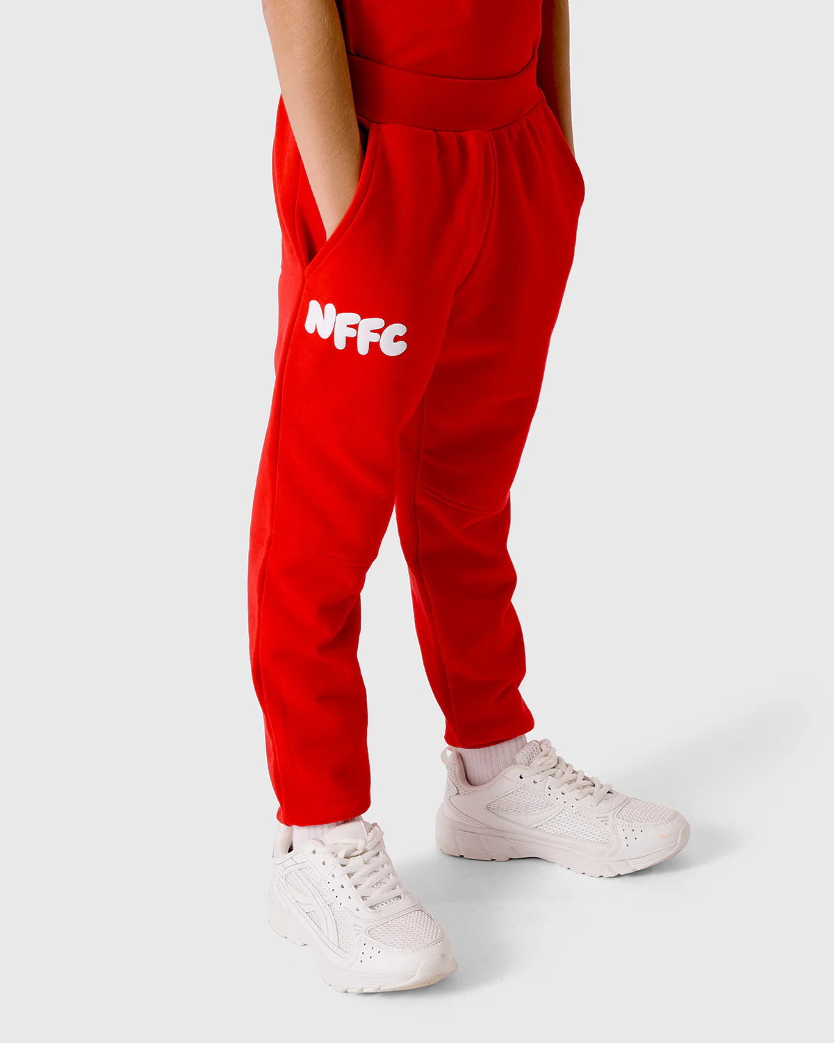 NFFC Junior Red Puff Print Jogger - Image 2