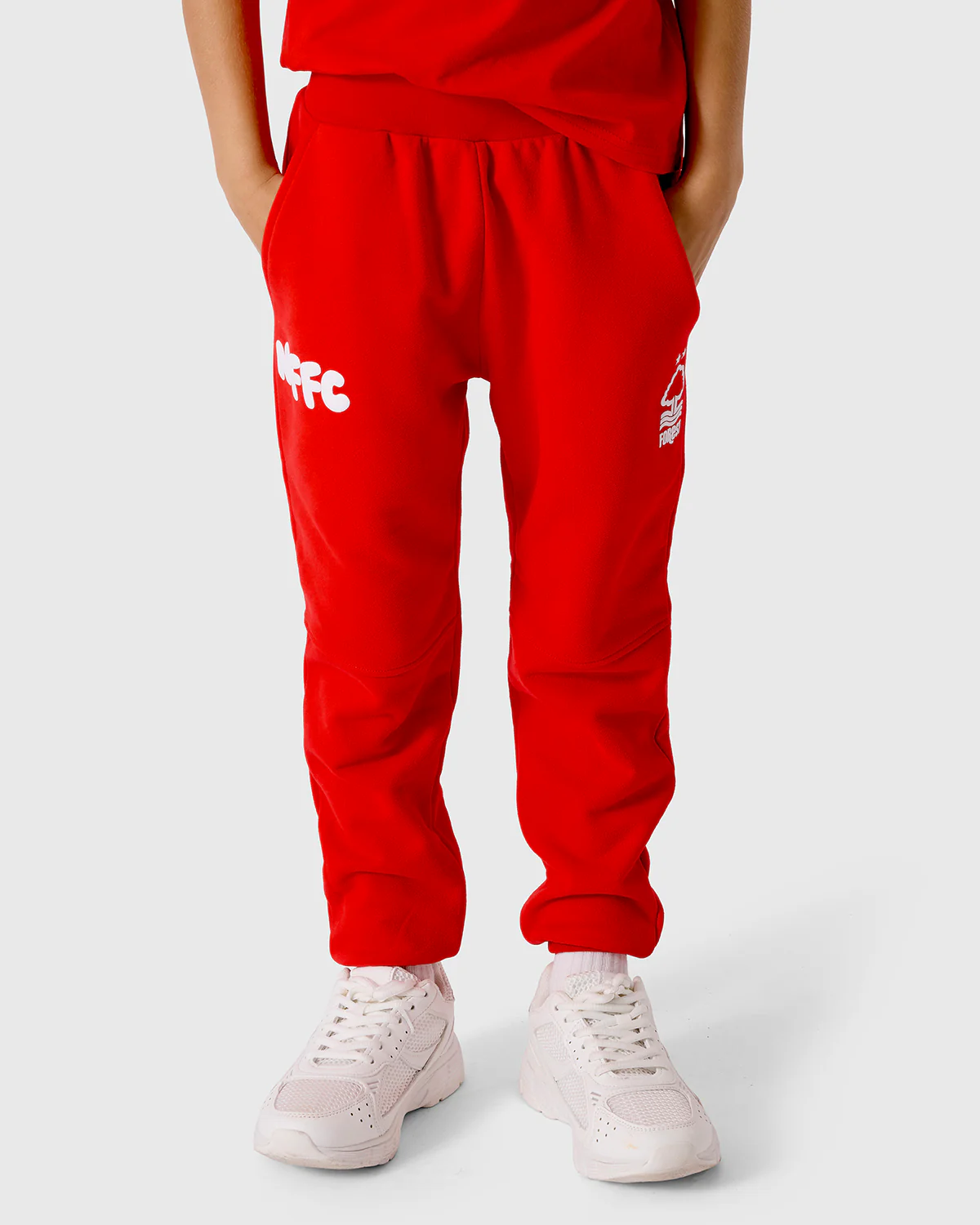 NFFC Junior Red Puff Print Jogger - Image 4