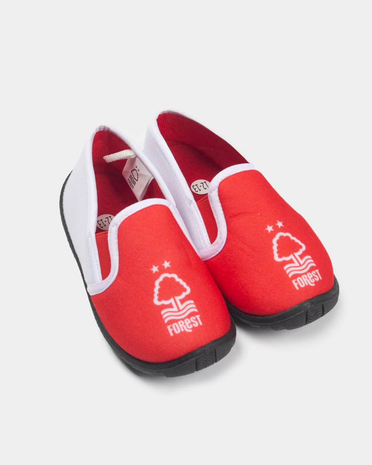 NFFC Kids Red & White Slippers