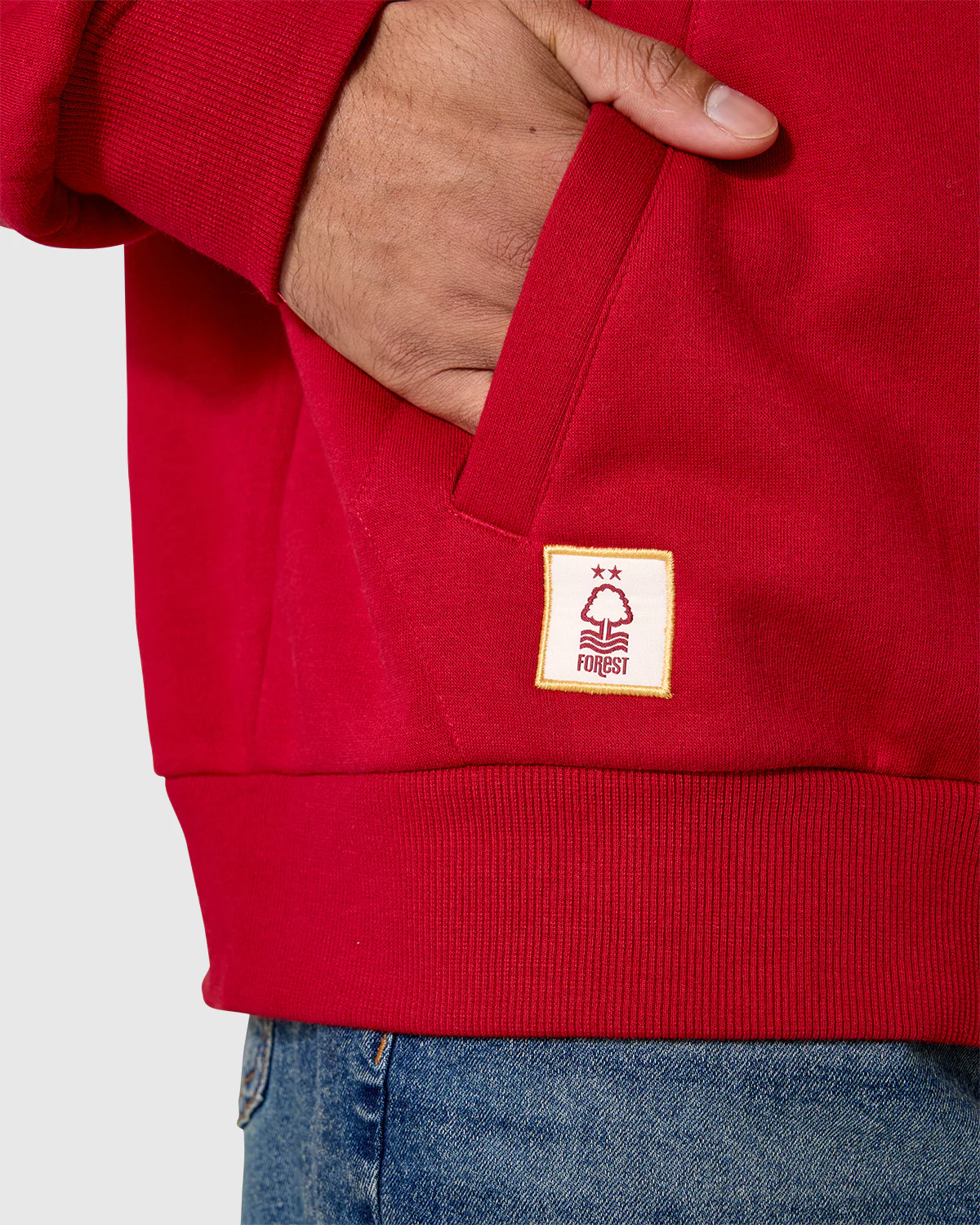 NFFC Red Leavers Hoodie - Image 6
