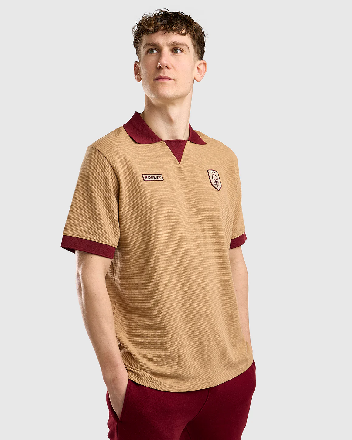 NFFC Sand Legacy Waffle Polo