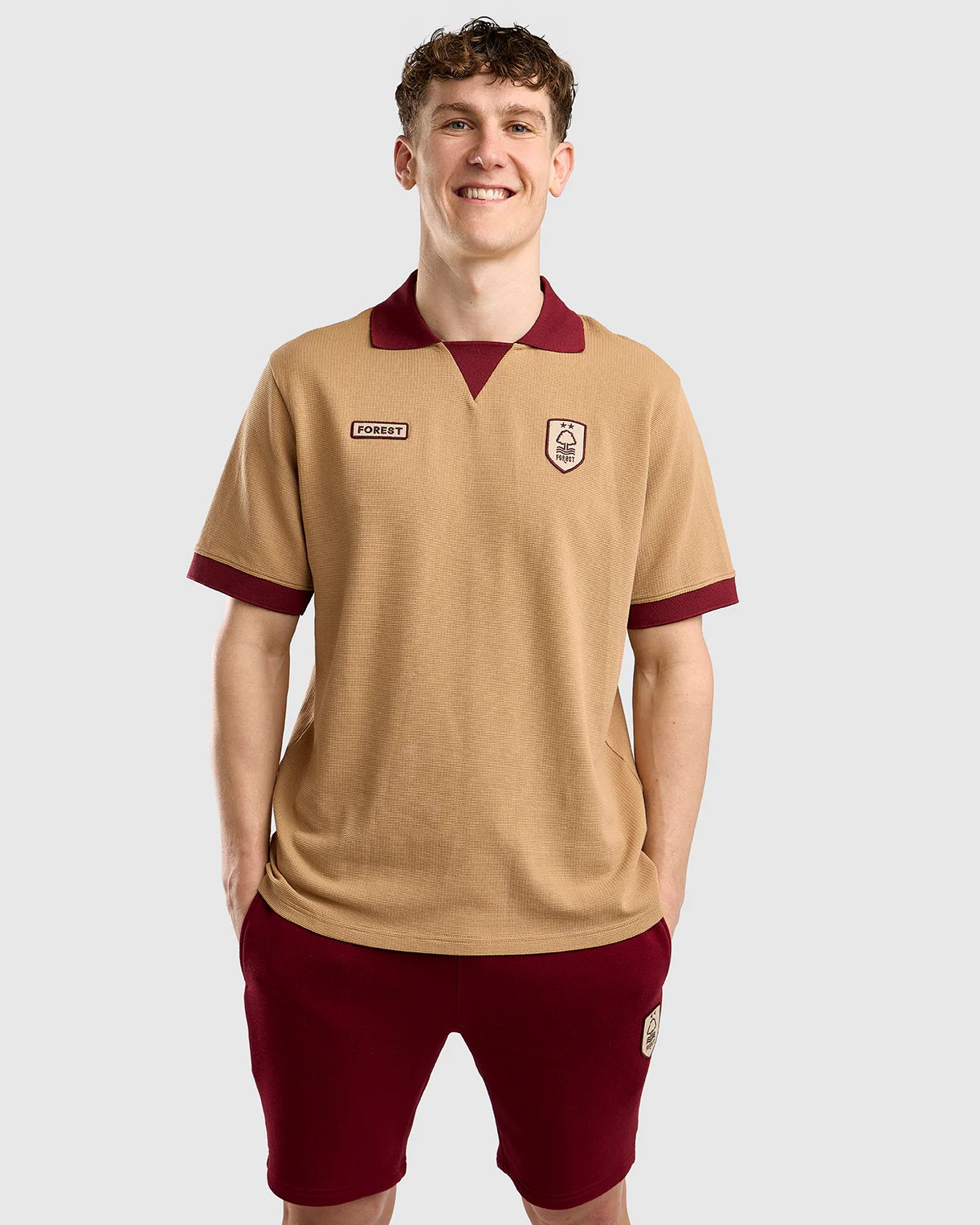 NFFC Sand Legacy Waffle Polo - Image 2