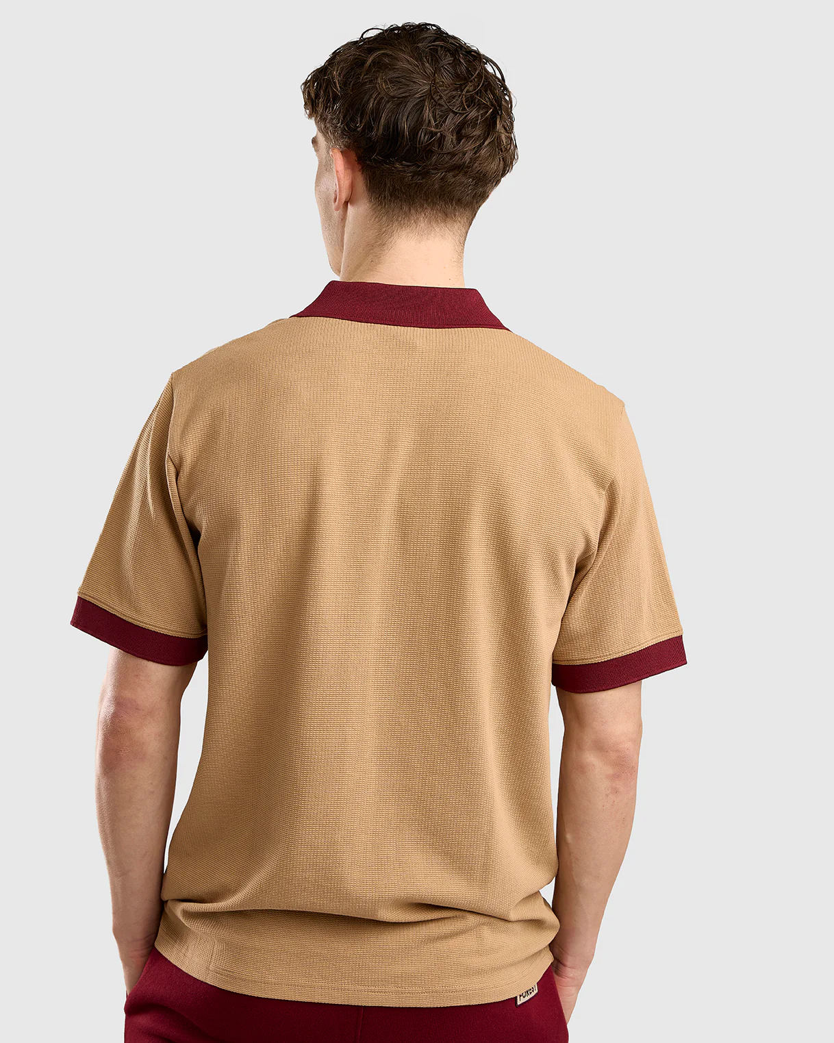 NFFC Sand Legacy Waffle Polo - Image 3