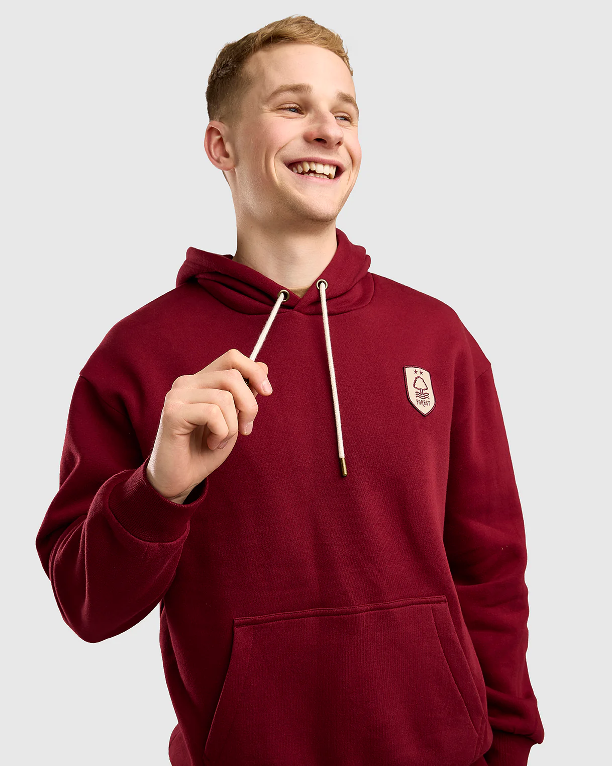 NFFC Burgundy Legacy Hoodie - Image 3