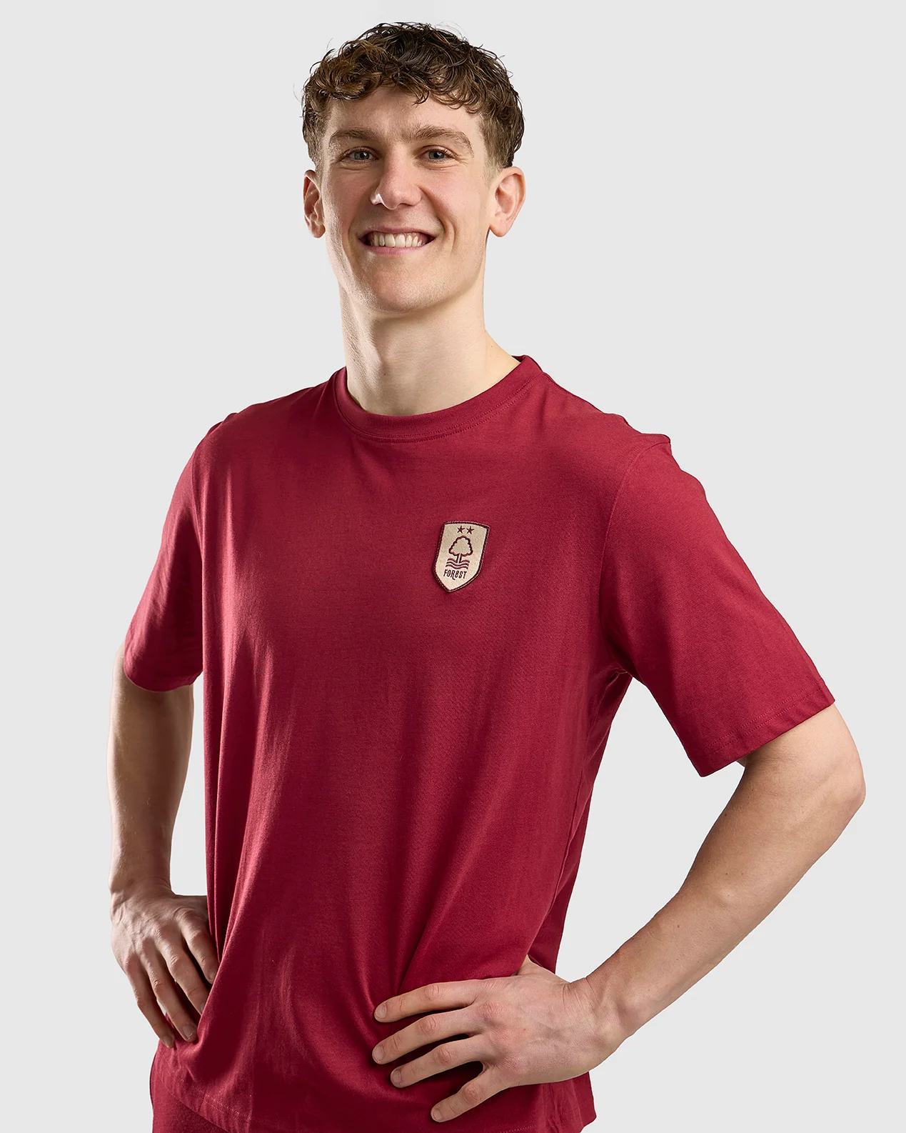 NFFC Burgundy Legacy Relaxed T-Shirt - Image 4