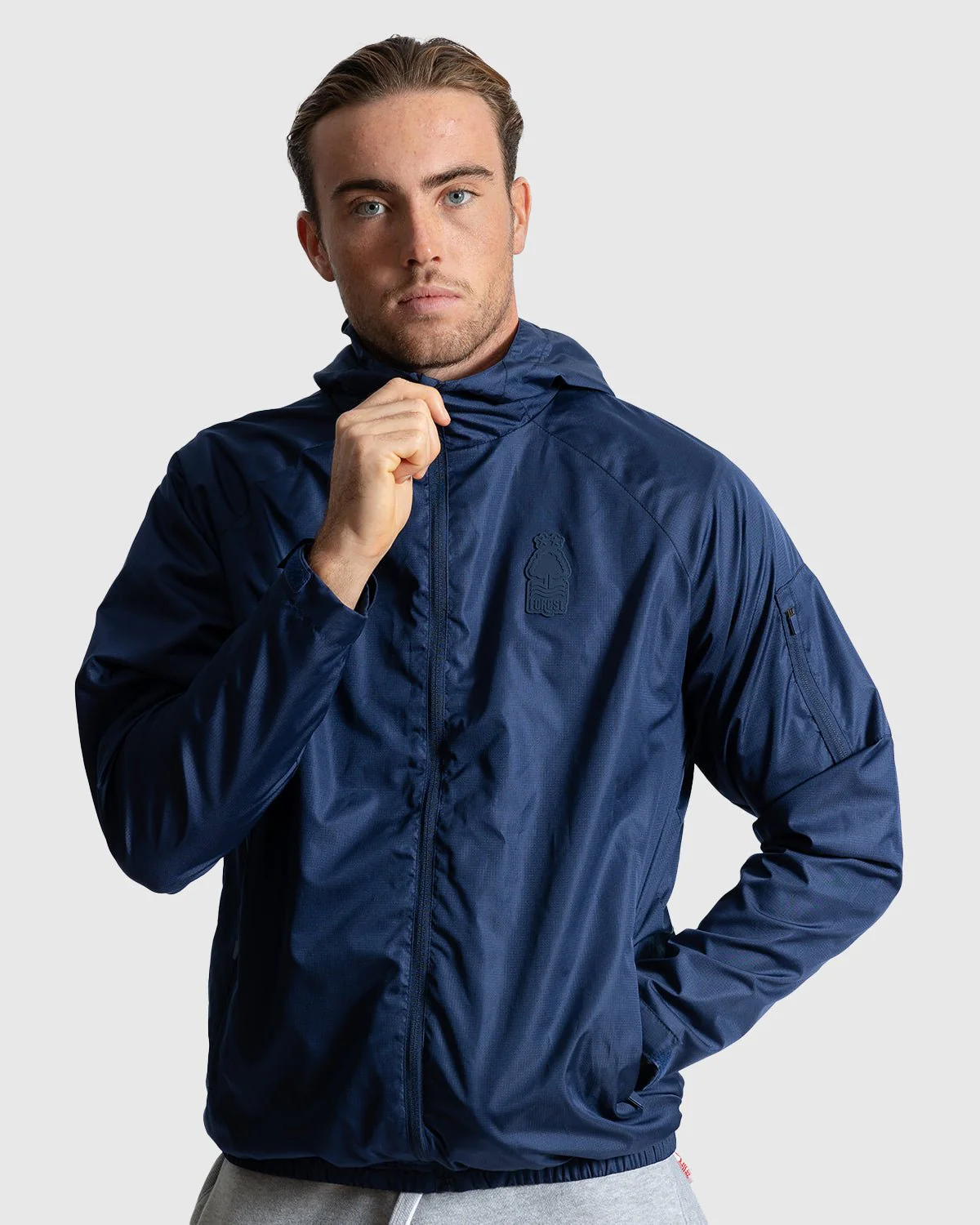 NFFC Navy Essential Shower Jacket - Image 3