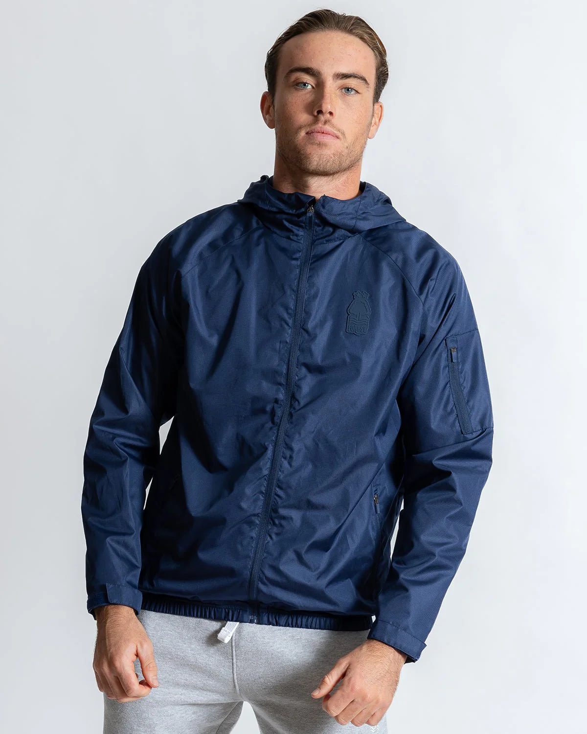 NFFC Navy Essential Shower Jacket - Image 4
