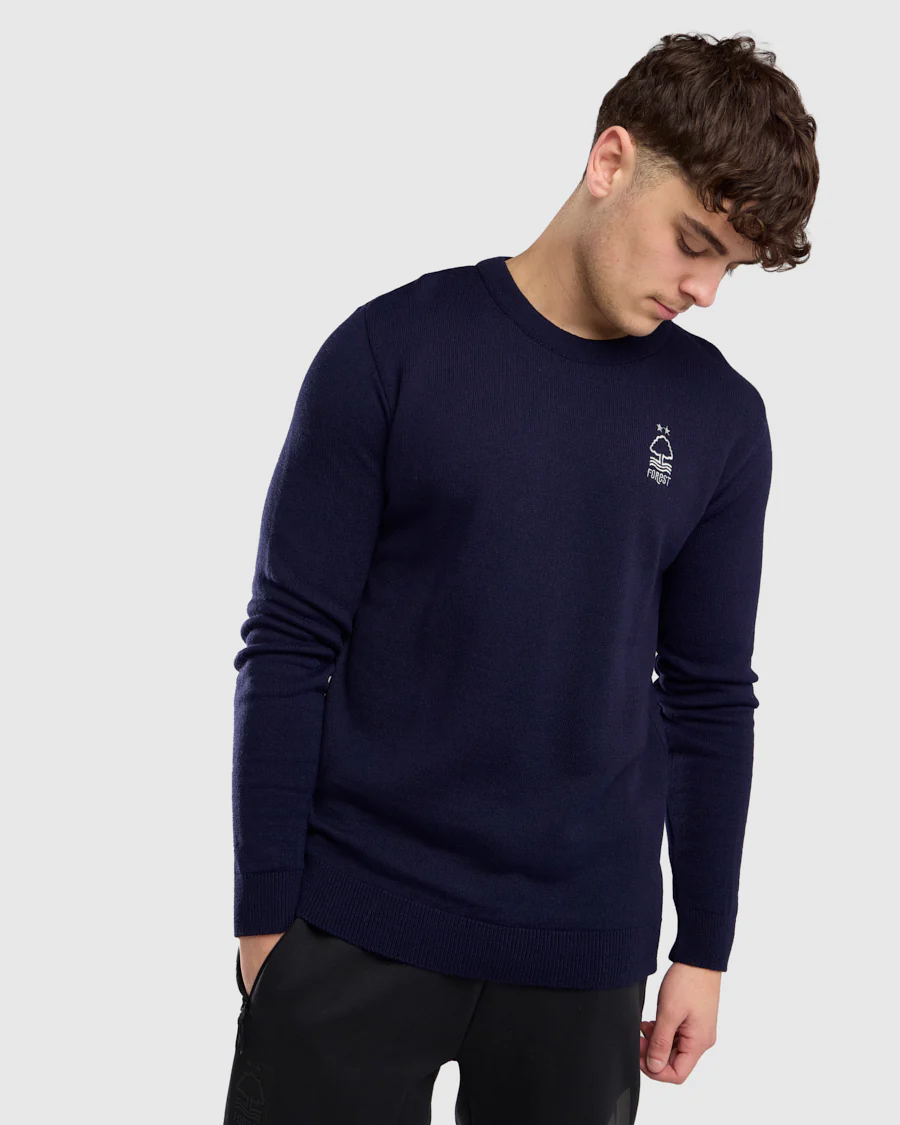 NFFC Navy Essential Knit Crewneck - Image 2