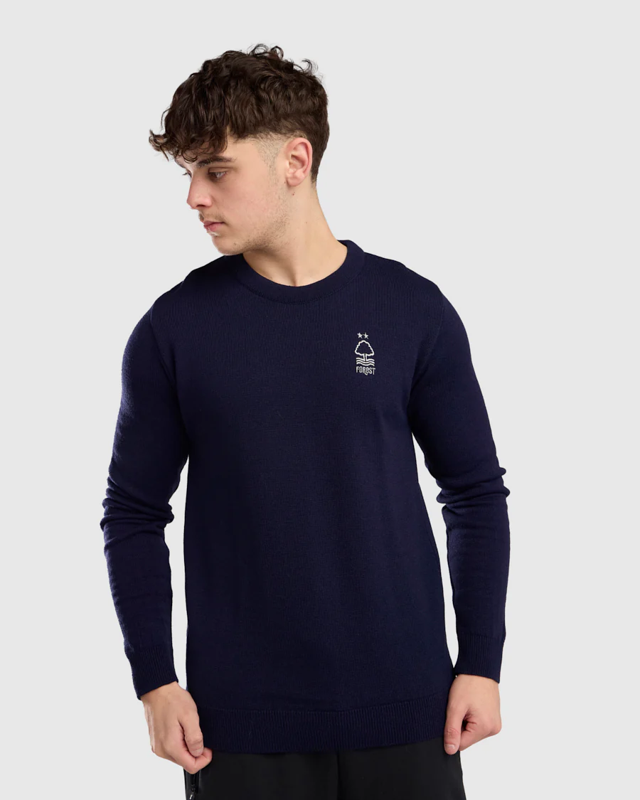 NFFC Navy Essential Knit Crewneck - Image 3