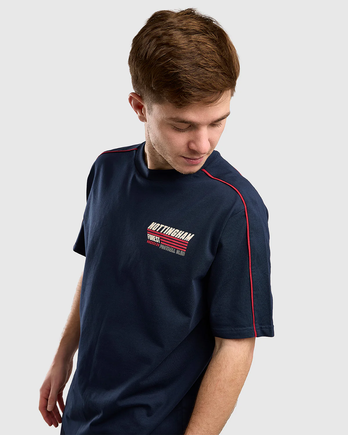 NFFC Navy Racing Relaxed T-Shirt - Image 3