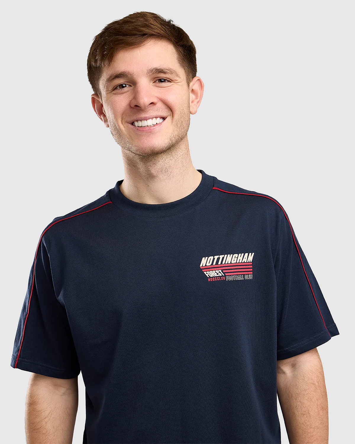 NFFC Navy Racing Relaxed T-Shirt - Image 4