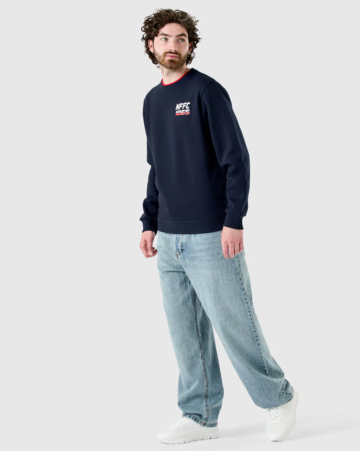 NFFC Navy Sports Casual 1865 Crewneck Sweatshirt - Image 3