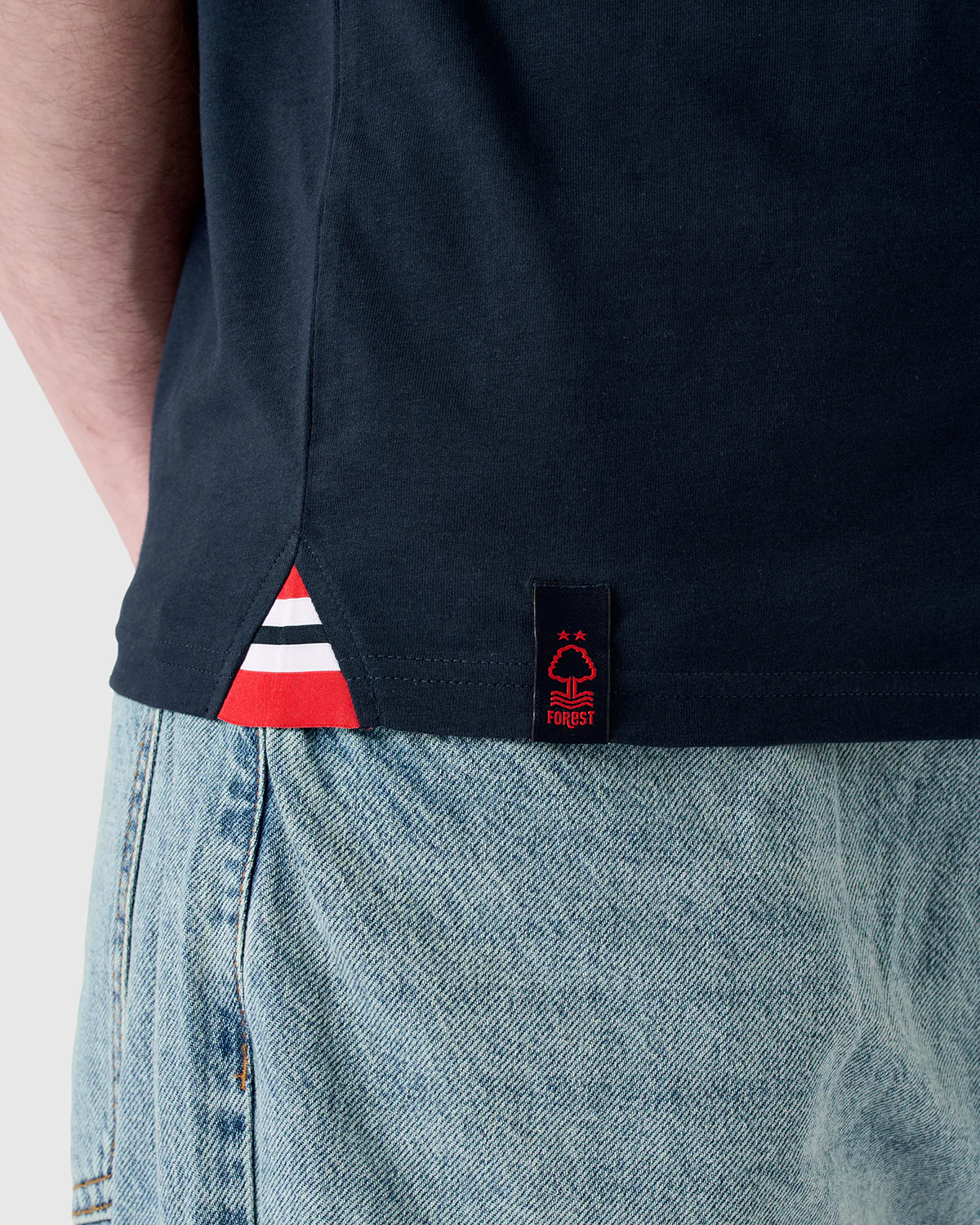 NFFC Navy Sports Casual Tipped Sleeve Polo - Image 6