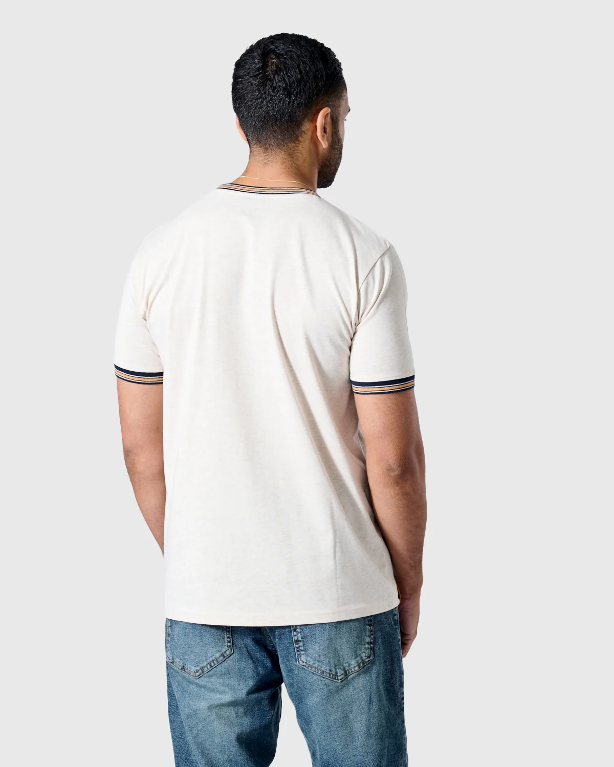 NFFC Oatmeal Marl Premium Circle T-Shirt - Image 2