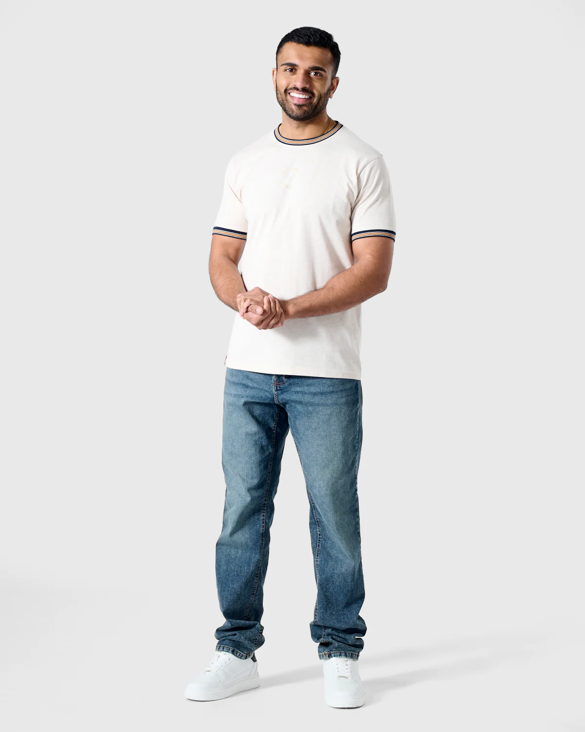 NFFC Oatmeal Marl Premium Circle T-Shirt - Image 3