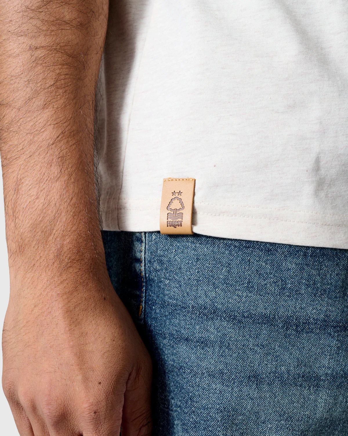 NFFC Oatmeal Marl Premium Circle T-Shirt - Image 5