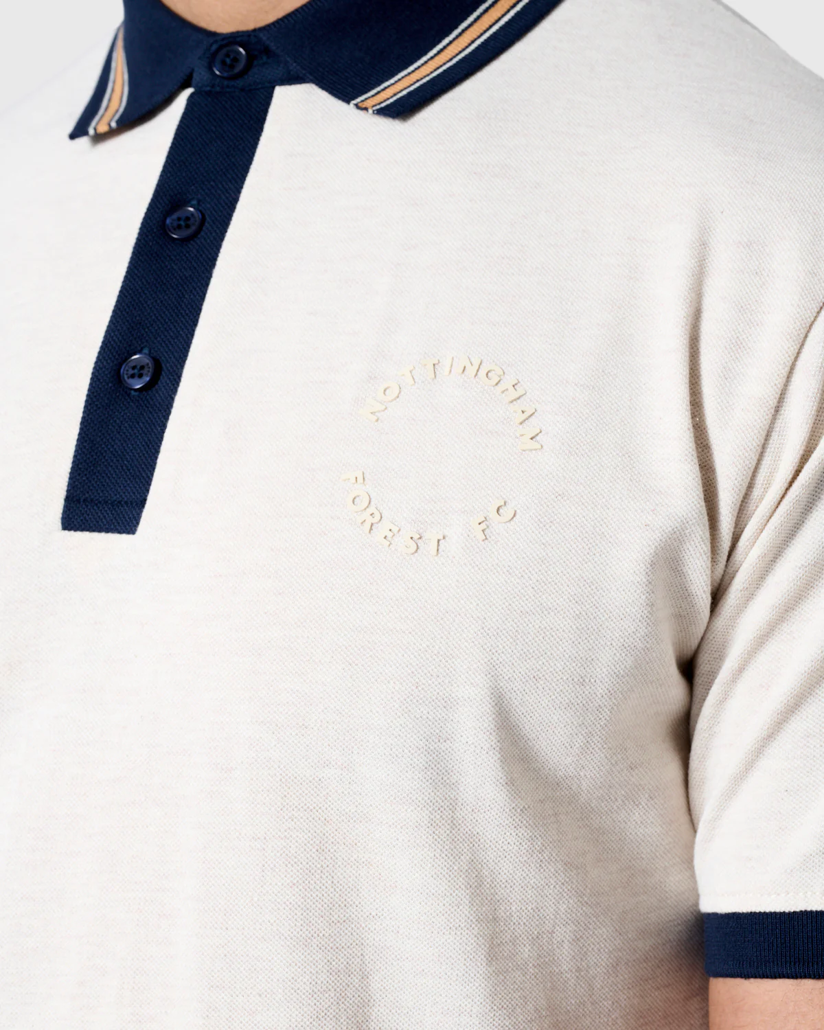 NFFC Oatmeal Marl Premium Circle Polo - Image 4