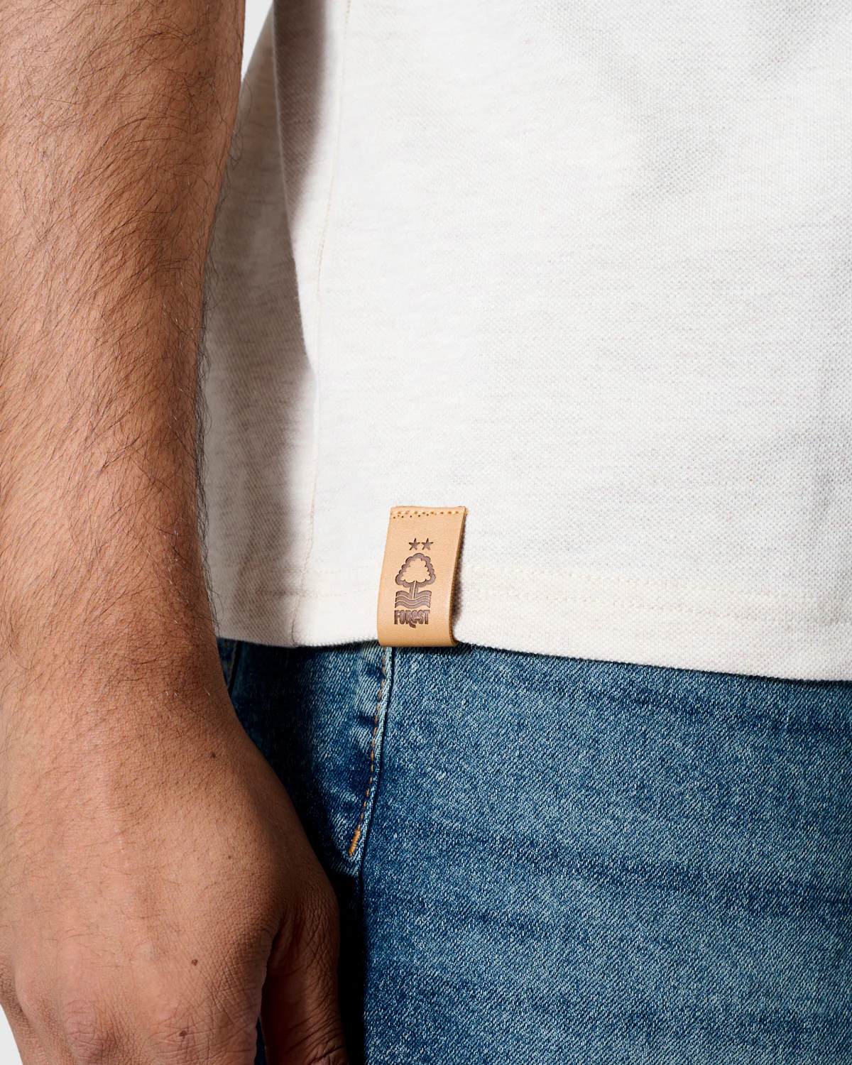 NFFC Oatmeal Marl Premium Circle Polo - Image 6