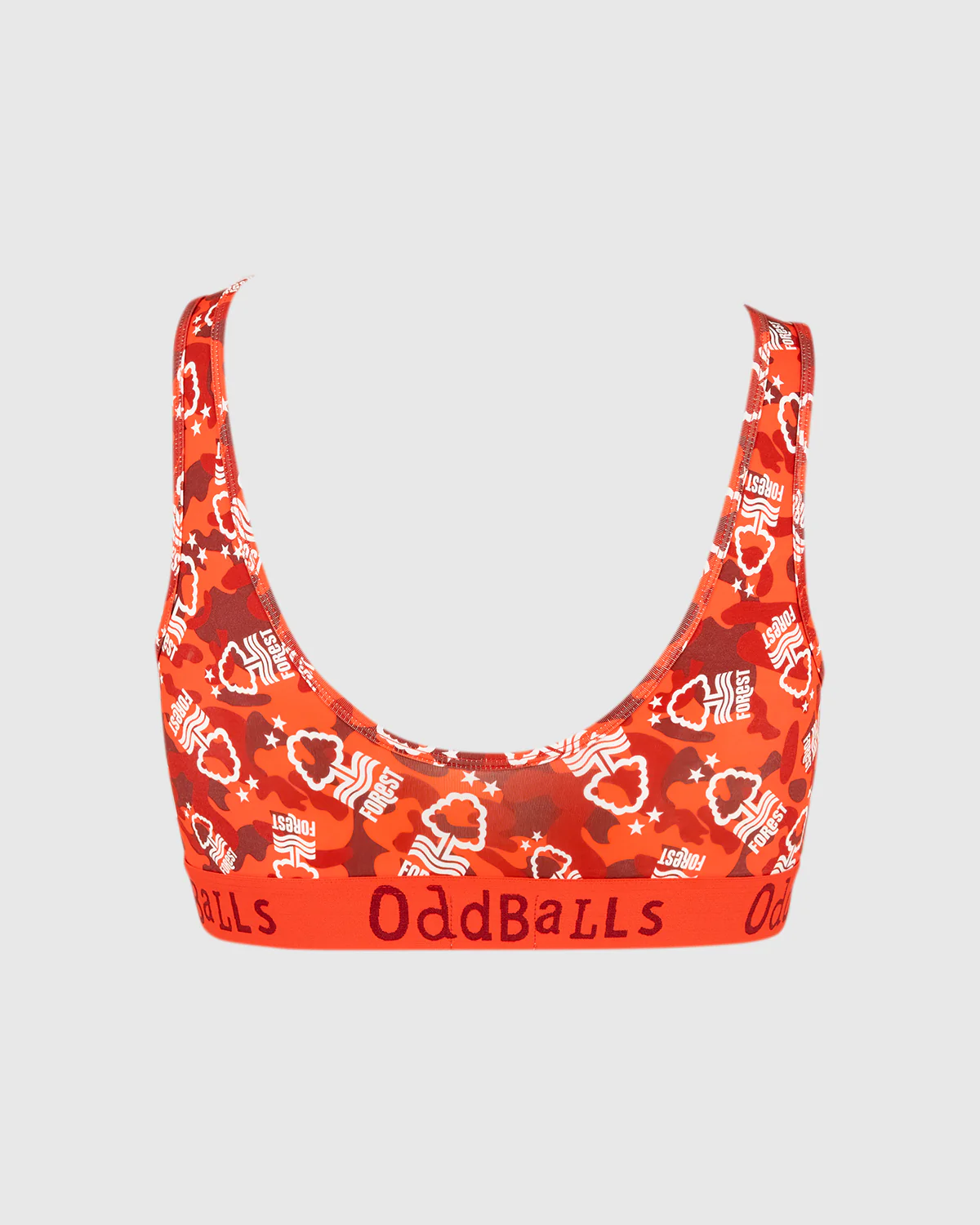 NFFC OddBalls Womens Red Camo Bralette - Image 2