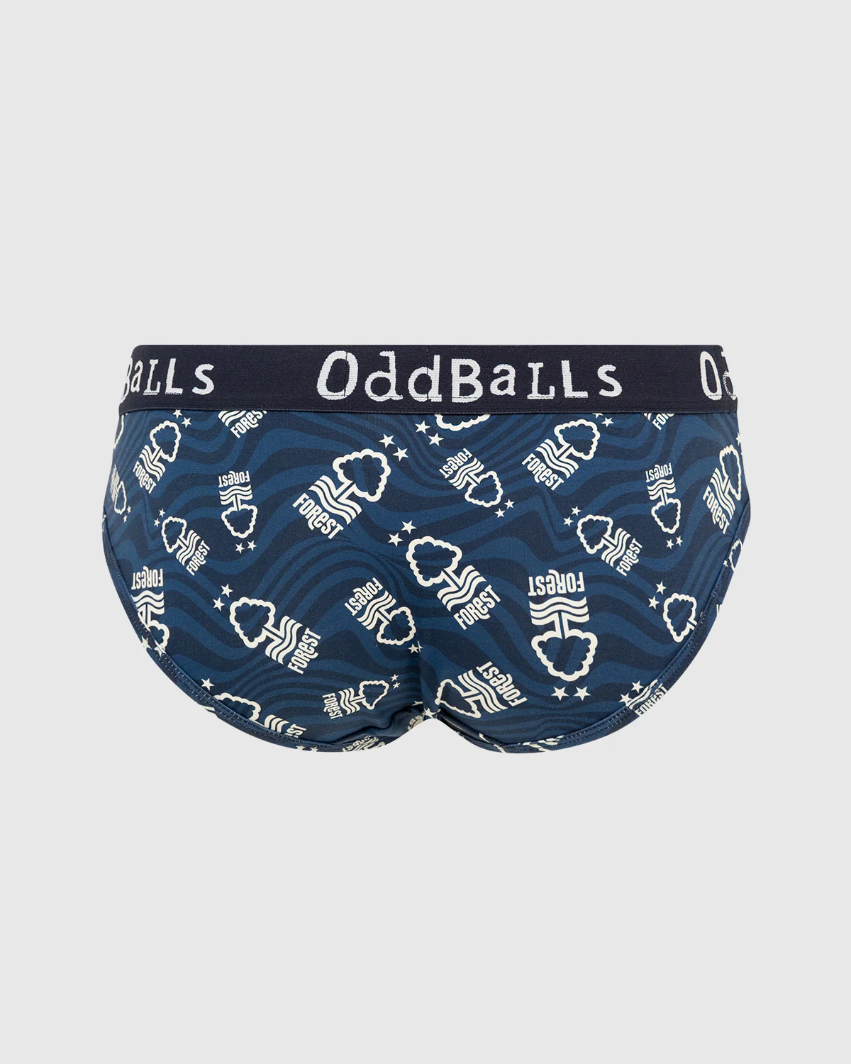 NFFC OddBalls Womens Navy Swirl Briefs - Image 2