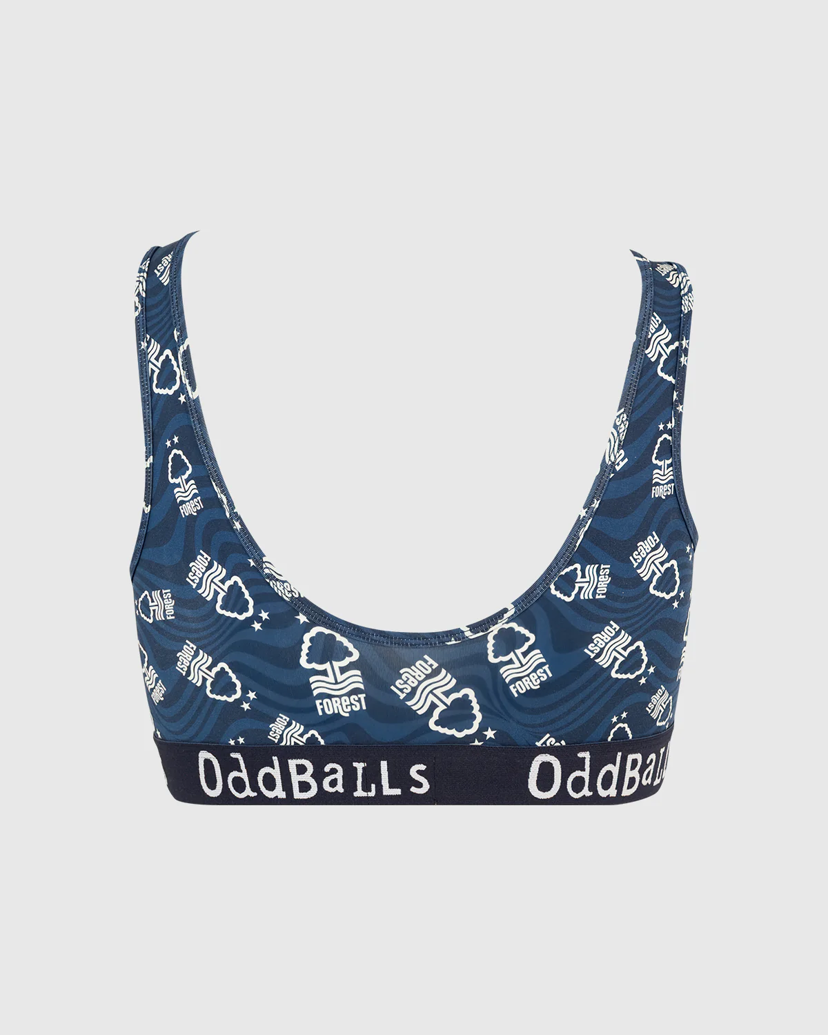 NFFC OddBalls Womens Navy Swirl Bralette - Image 2