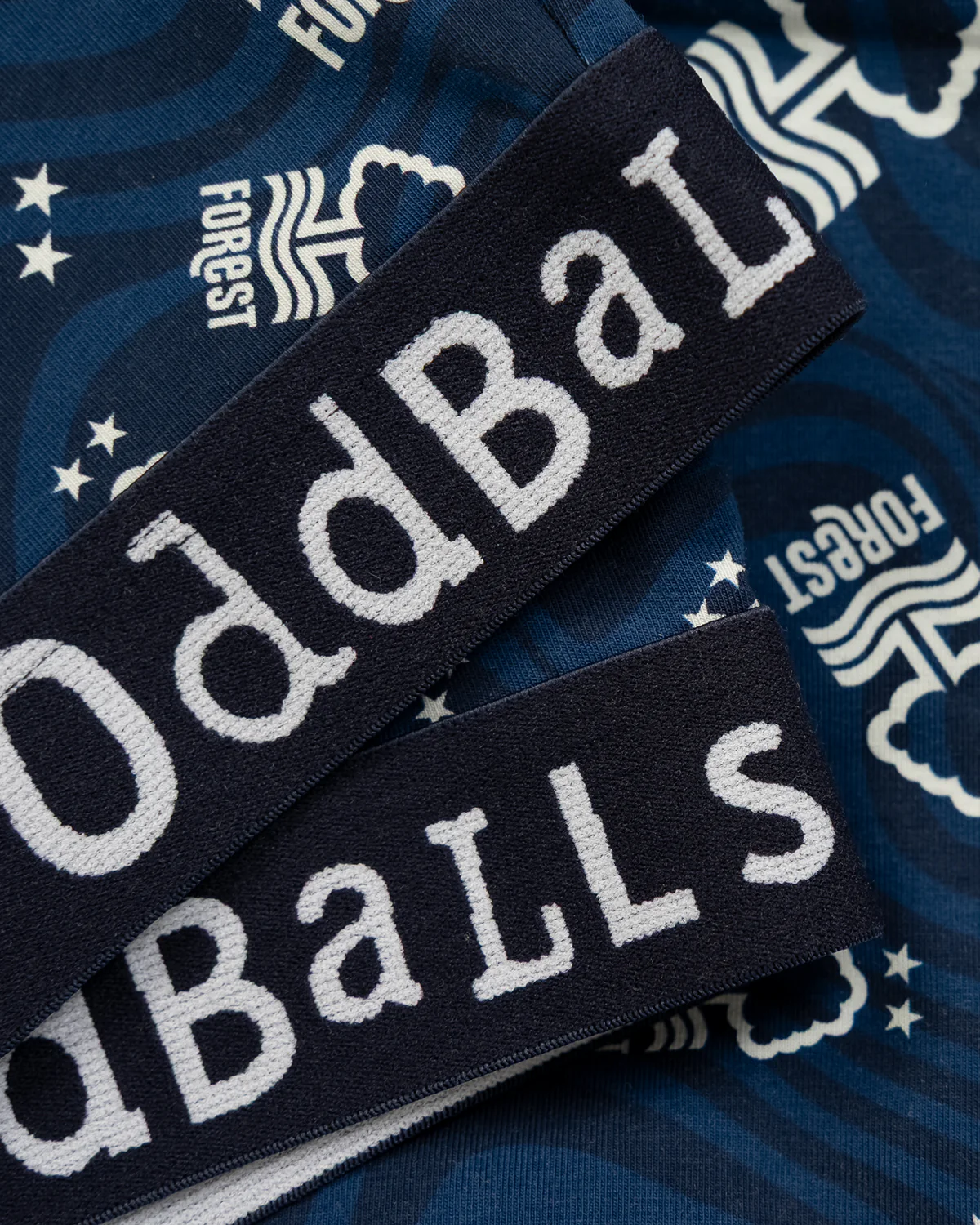 NFFC OddBalls Womens Navy Swirl Bralette - Image 3