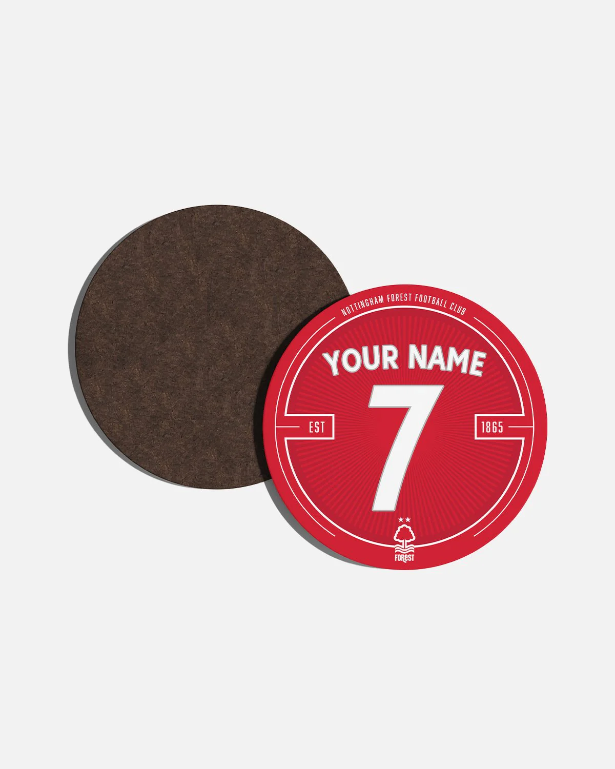 NFFC Personalised Coaster