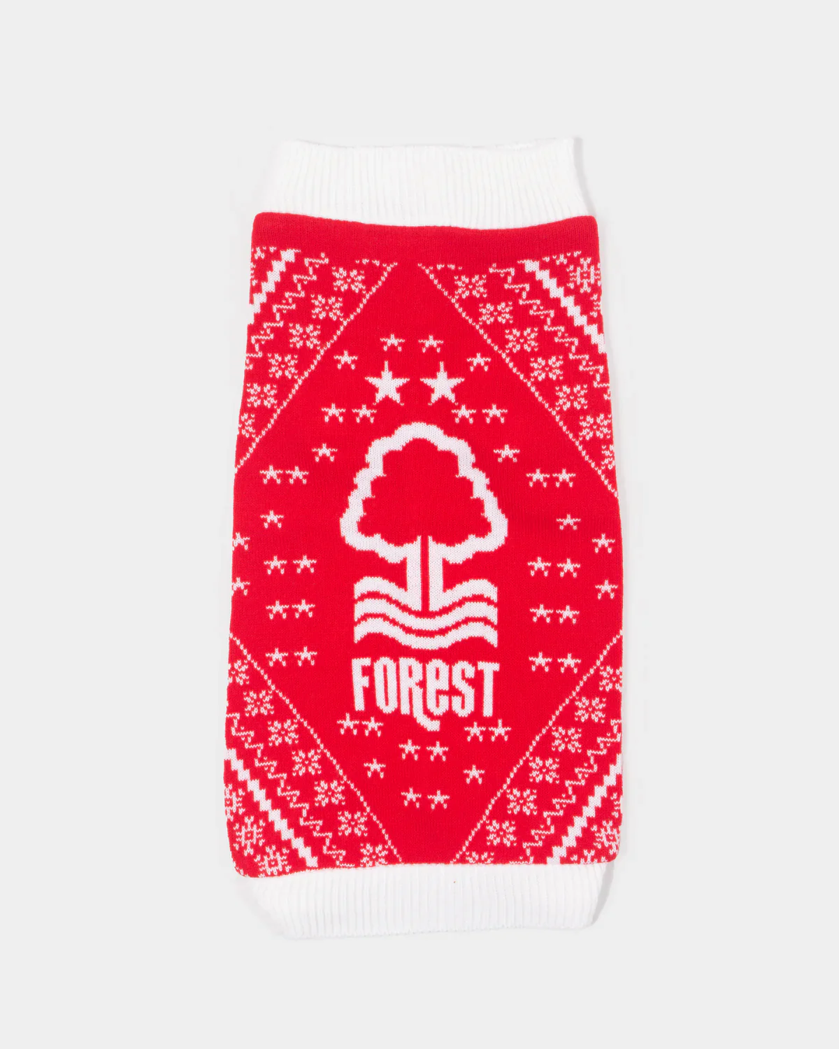NFFC Red Festival Crest Pet Christmas Jumper