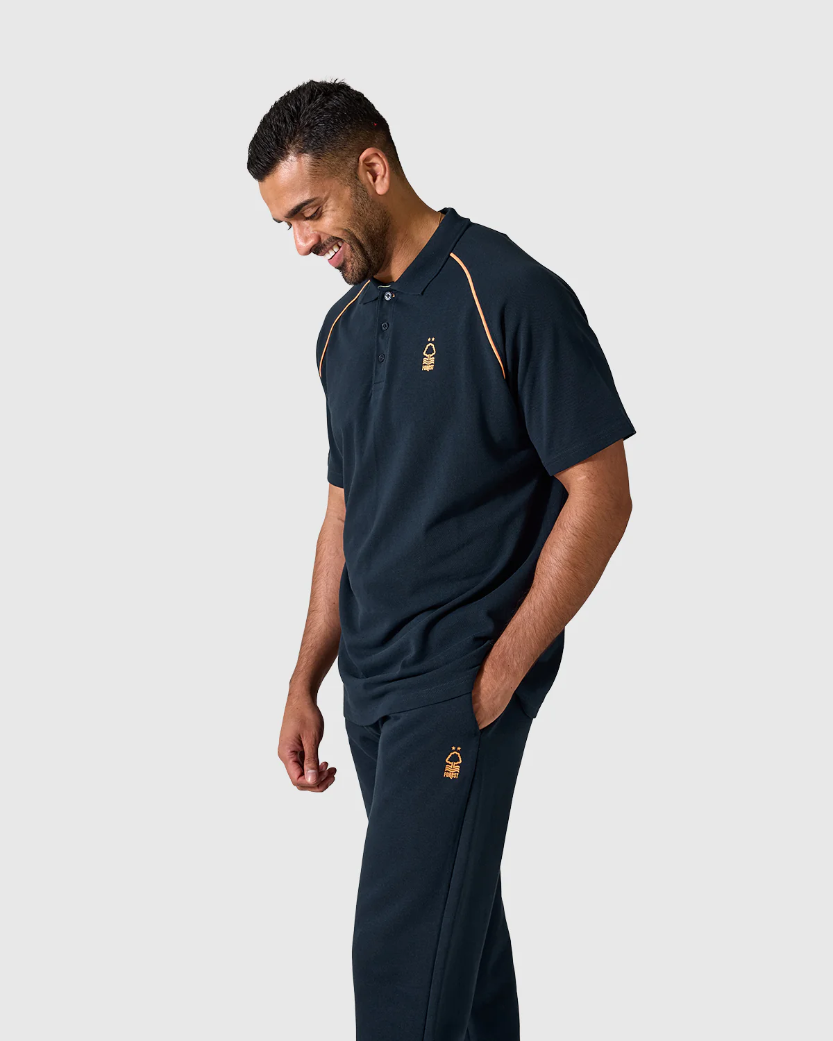 NFFC Navy Pop Edit Raglan Polo